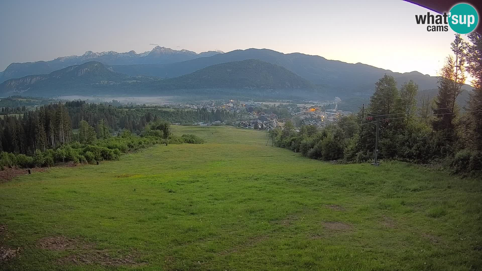 Webcam Bohinjska Bistrica – Vista live dalla stazione sciistica Kozji Hrbet