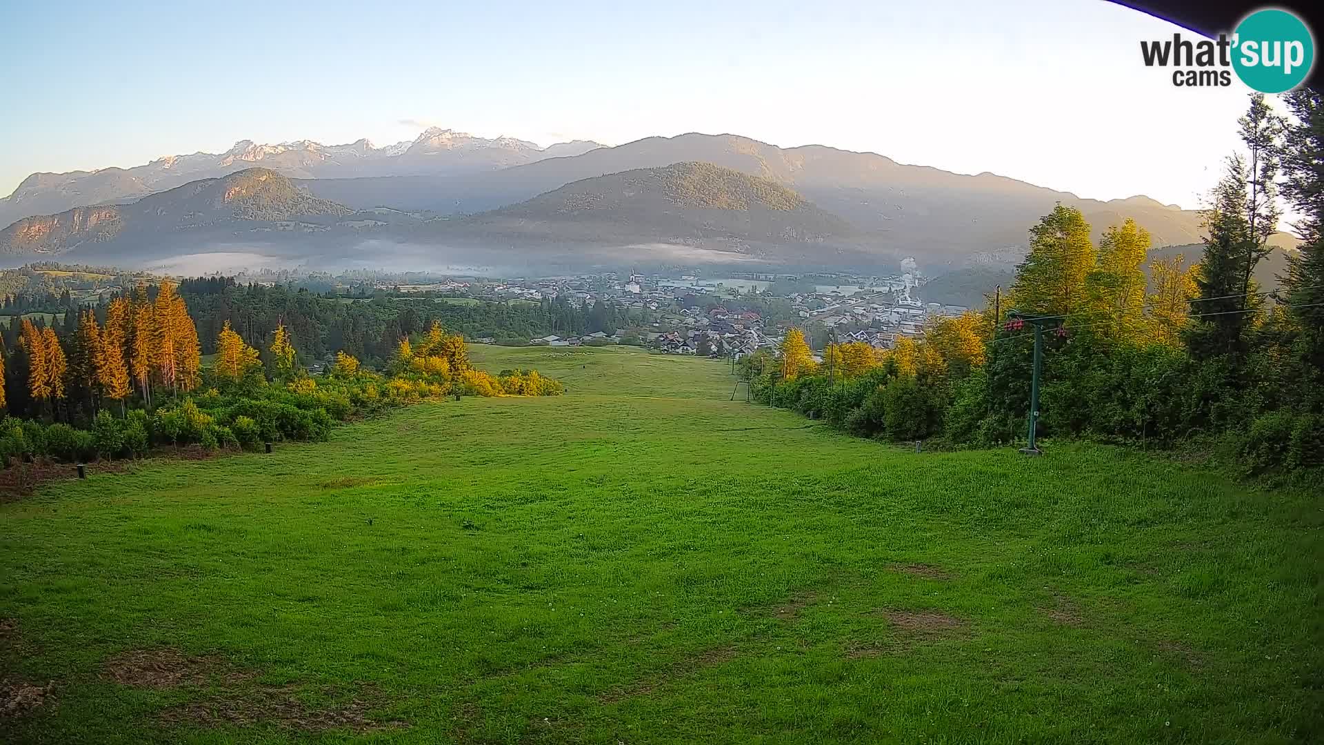 Webcam Bohinjska Bistrica – Live View from Kozji Hrbet Ski Station