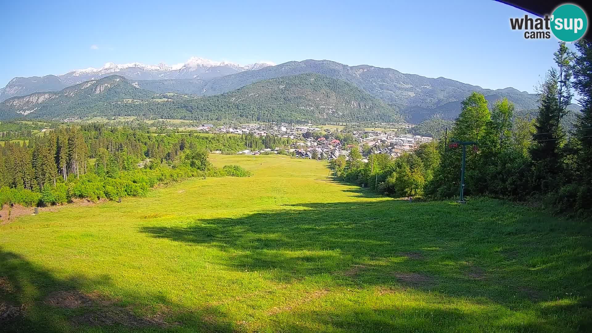 Webcam Bohinjska Bistrica – Live View from Kozji Hrbet Ski Station