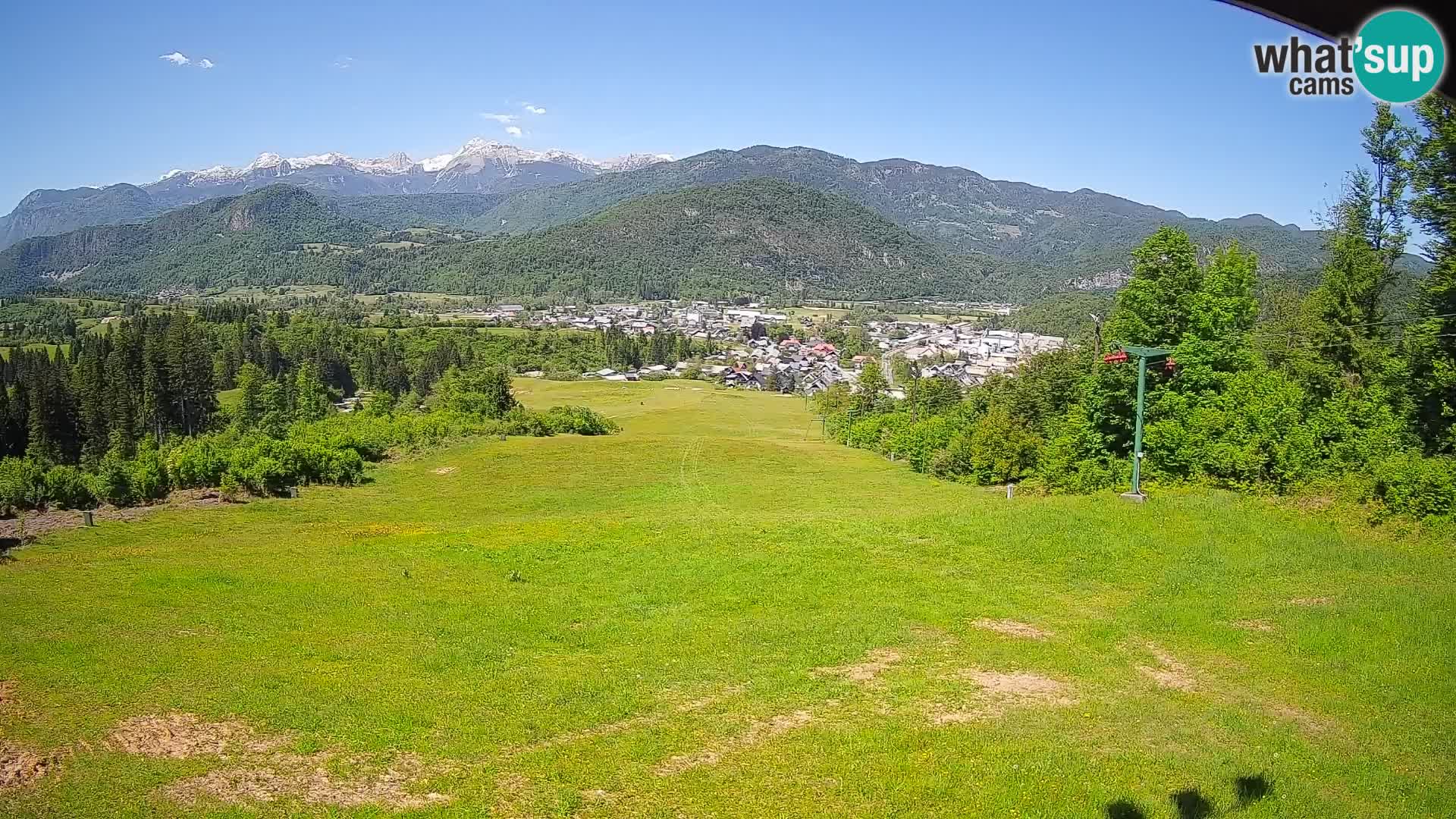 Spletna kamera Bohinjska Bistrica – Pogled v živo s smučišča Kozji Hrbet