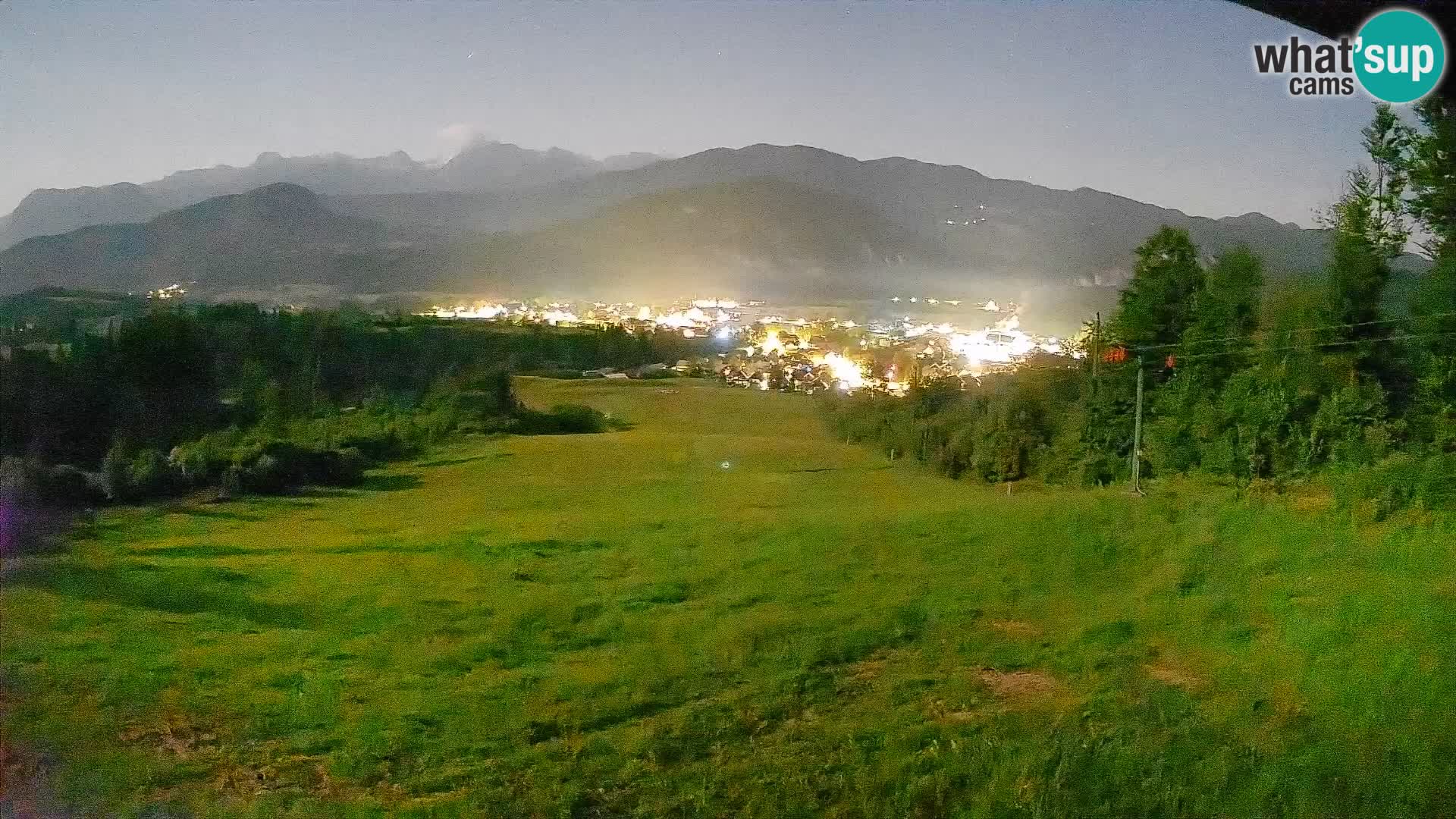 Spletna kamera Bohinjska Bistrica – Pogled v živo s smučišča Kozji Hrbet