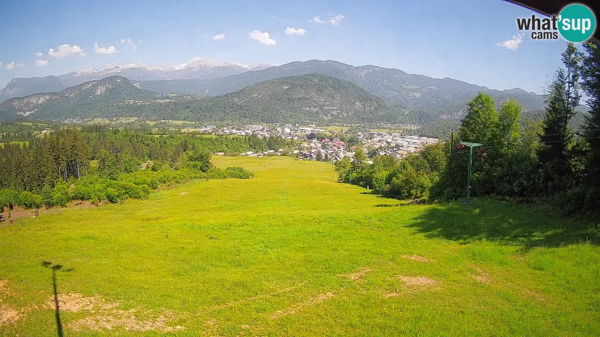 Spletna kamera Bohinjska Bistrica – Pogled v živo s smučišča Kozji Hrbet