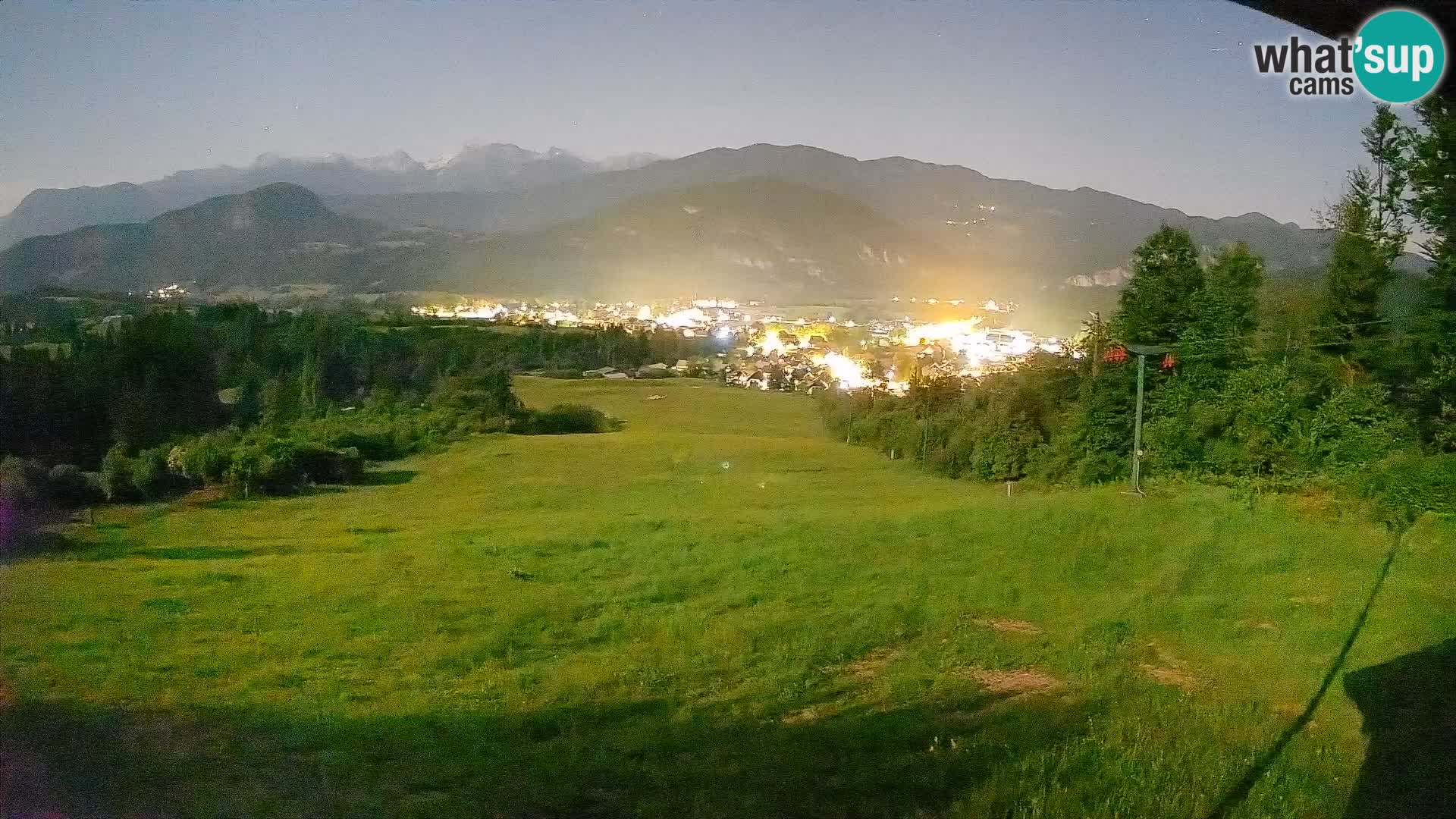 Kamera uživo Bohinjska Bistrica – Pogled u stvarnom vremenu sa skijališta Kozji Hrbet