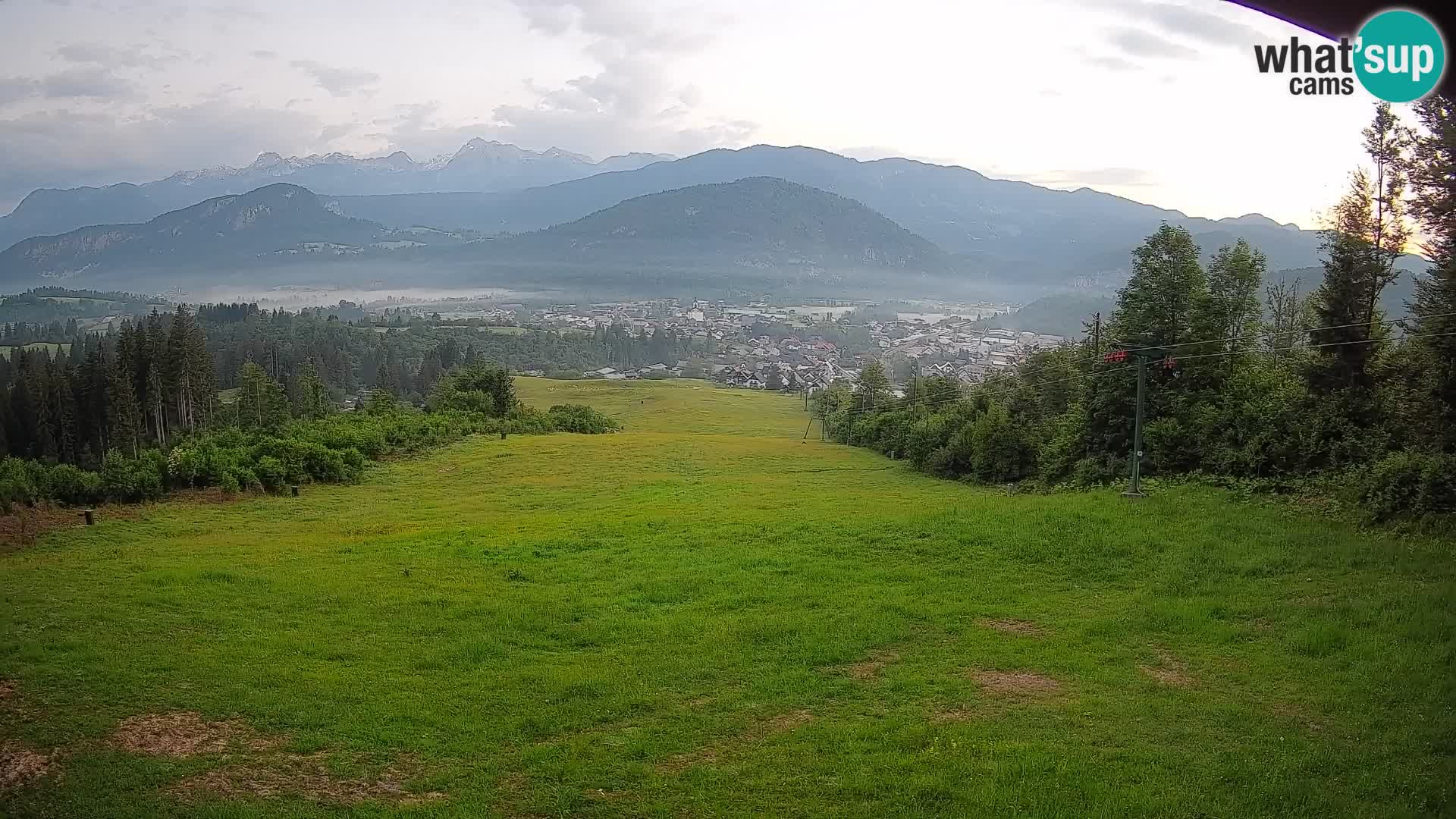 Webcam Bohinjska Bistrica – Live View from Kozji Hrbet Ski Station