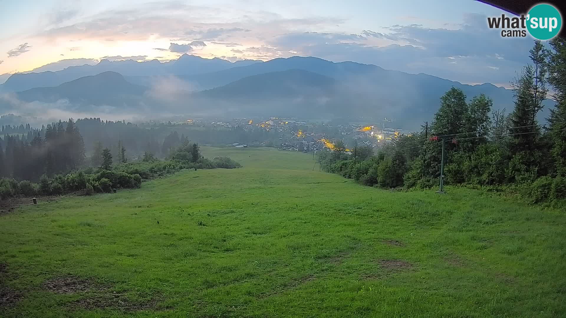 Webcam Bohinjska Bistrica – Live View from Kozji Hrbet Ski Station