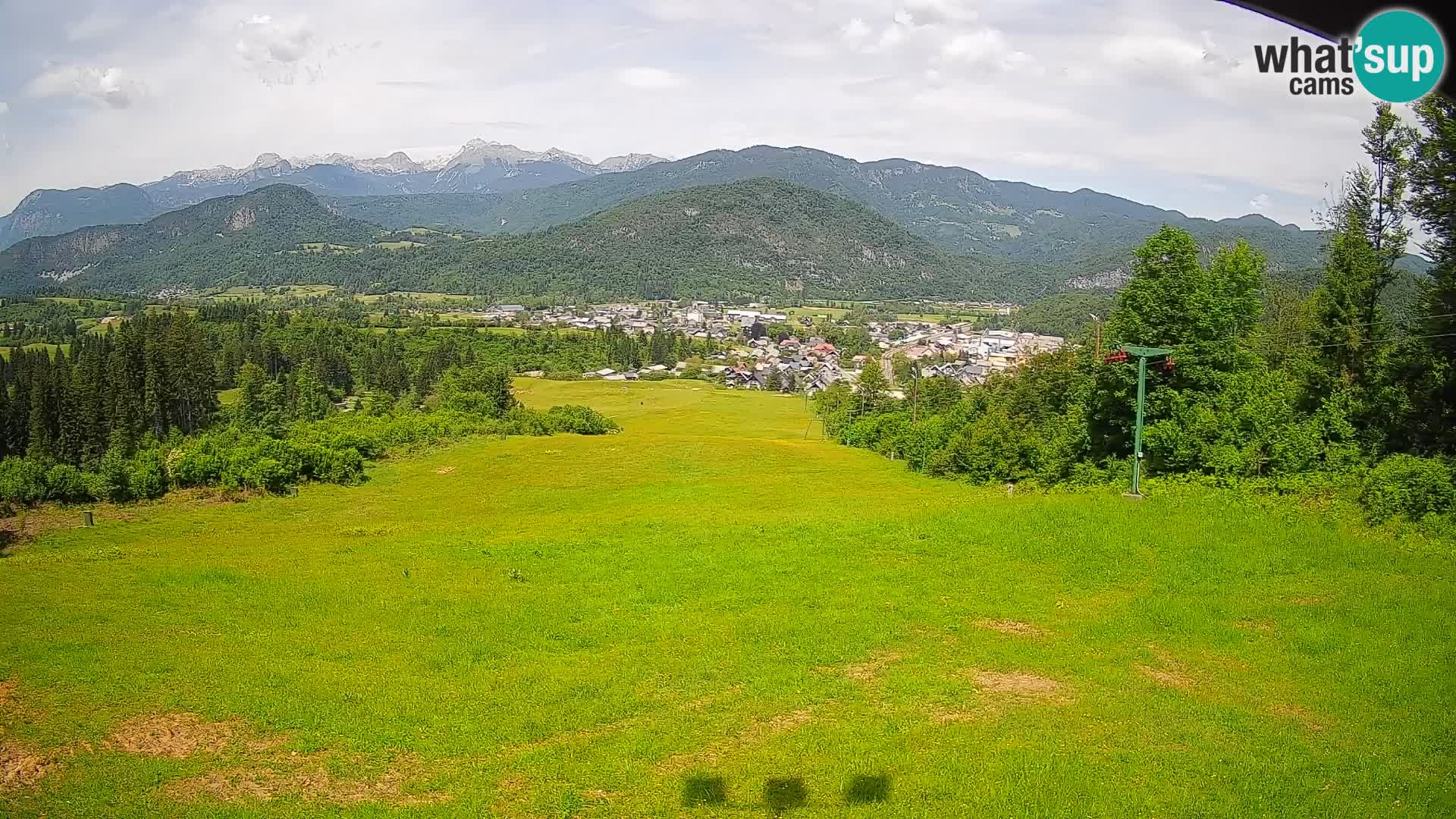 Spletna kamera Bohinjska Bistrica – Pogled v živo s smučišča Kozji Hrbet