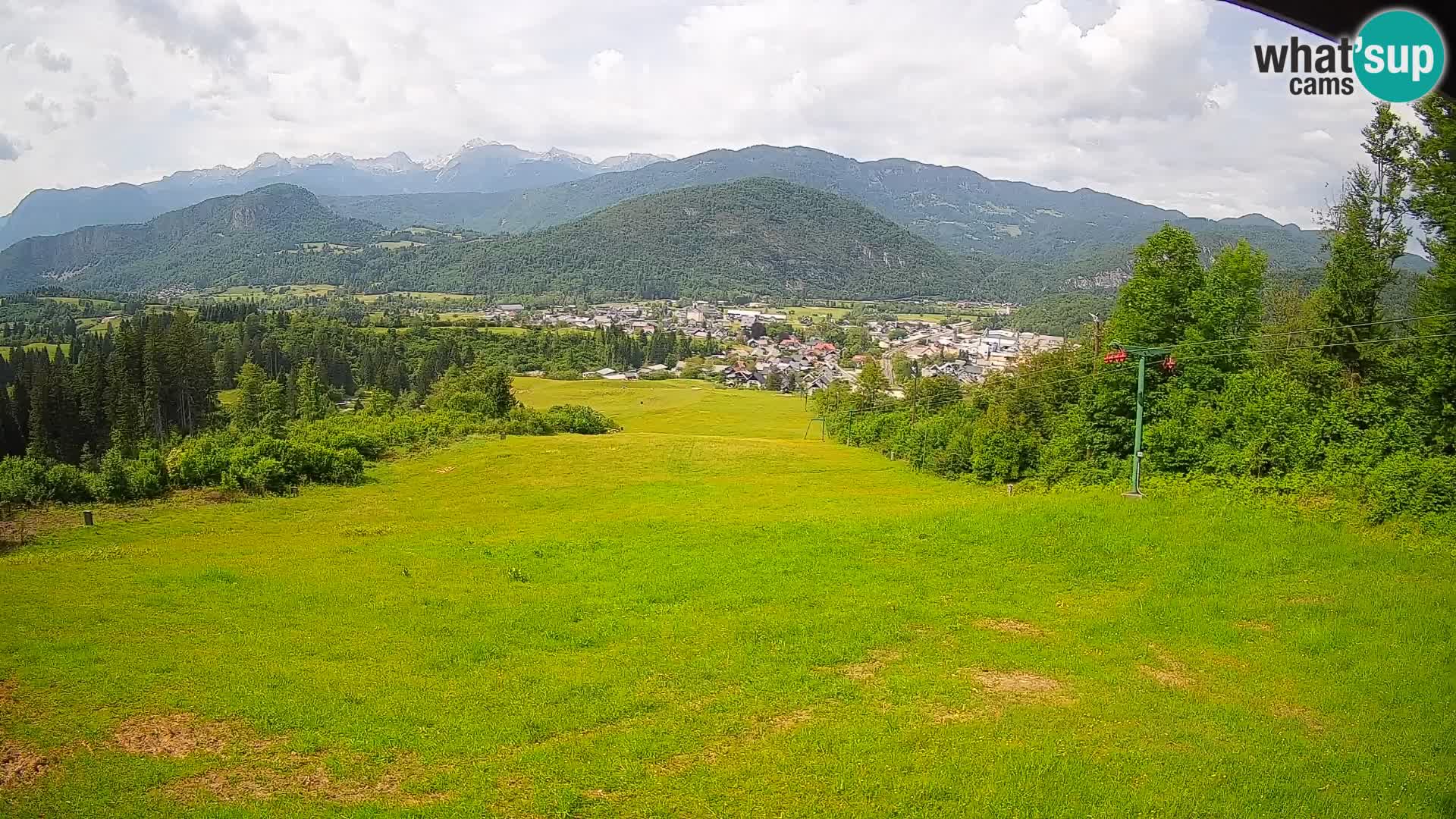 Kamera uživo Bohinjska Bistrica – Pogled u stvarnom vremenu sa skijališta Kozji Hrbet