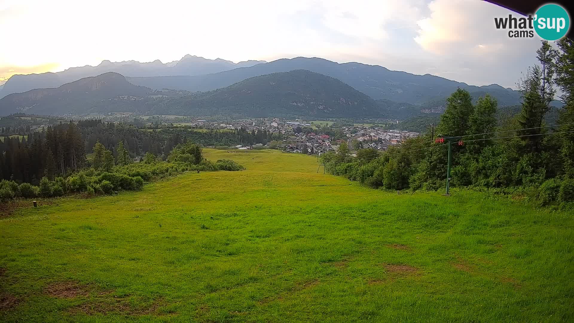 Kamera uživo Bohinjska Bistrica – Pogled u stvarnom vremenu sa skijališta Kozji Hrbet
