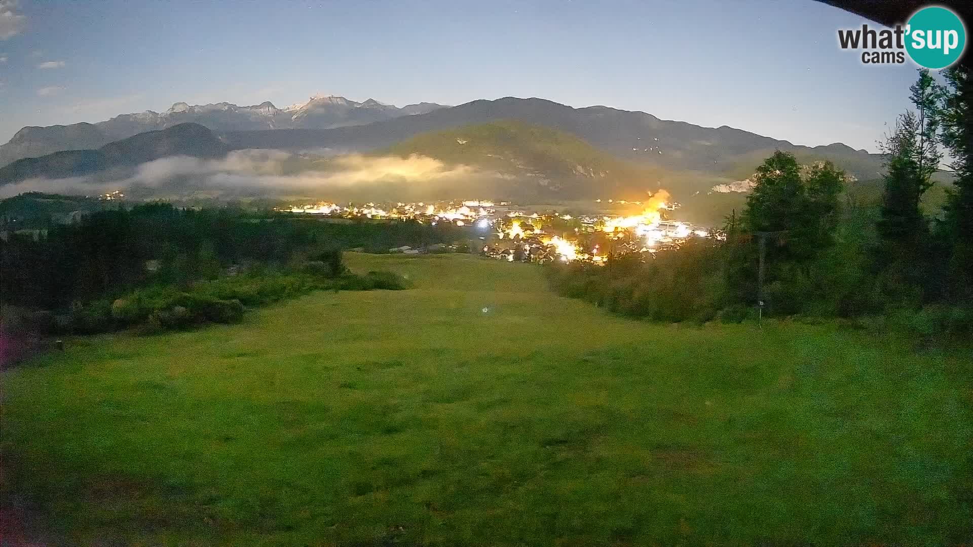 Kamera uživo Bohinjska Bistrica – Pogled u stvarnom vremenu sa skijališta Kozji Hrbet
