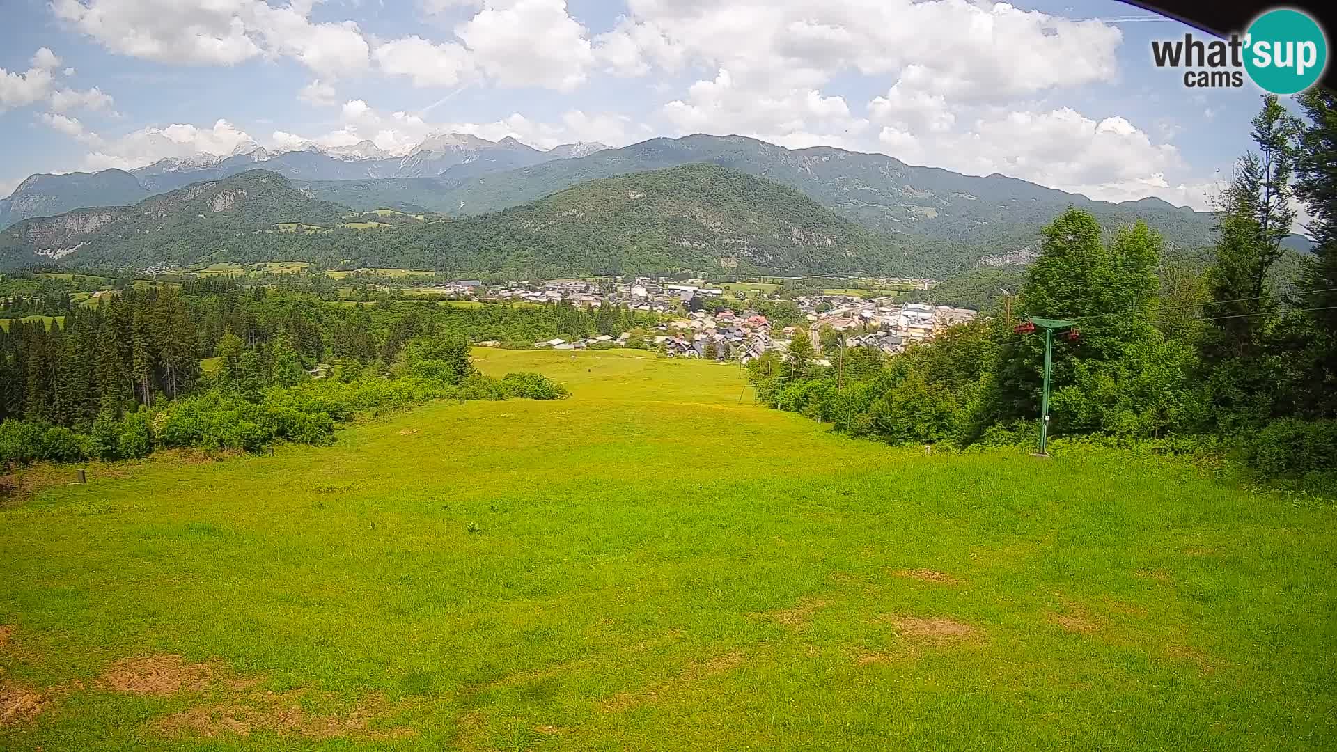 Spletna kamera Bohinjska Bistrica – Pogled v živo s smučišča Kozji Hrbet