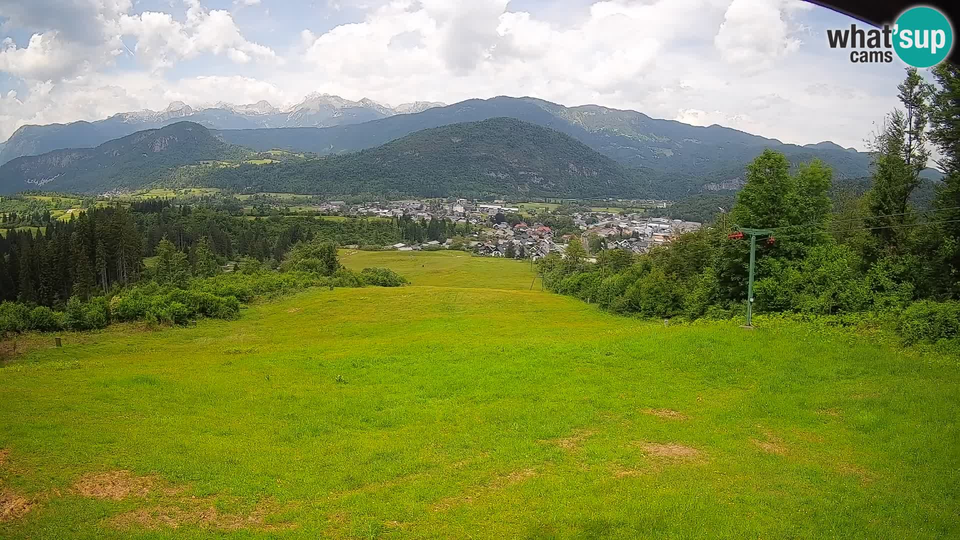 Spletna kamera Bohinjska Bistrica – Pogled v živo s smučišča Kozji Hrbet