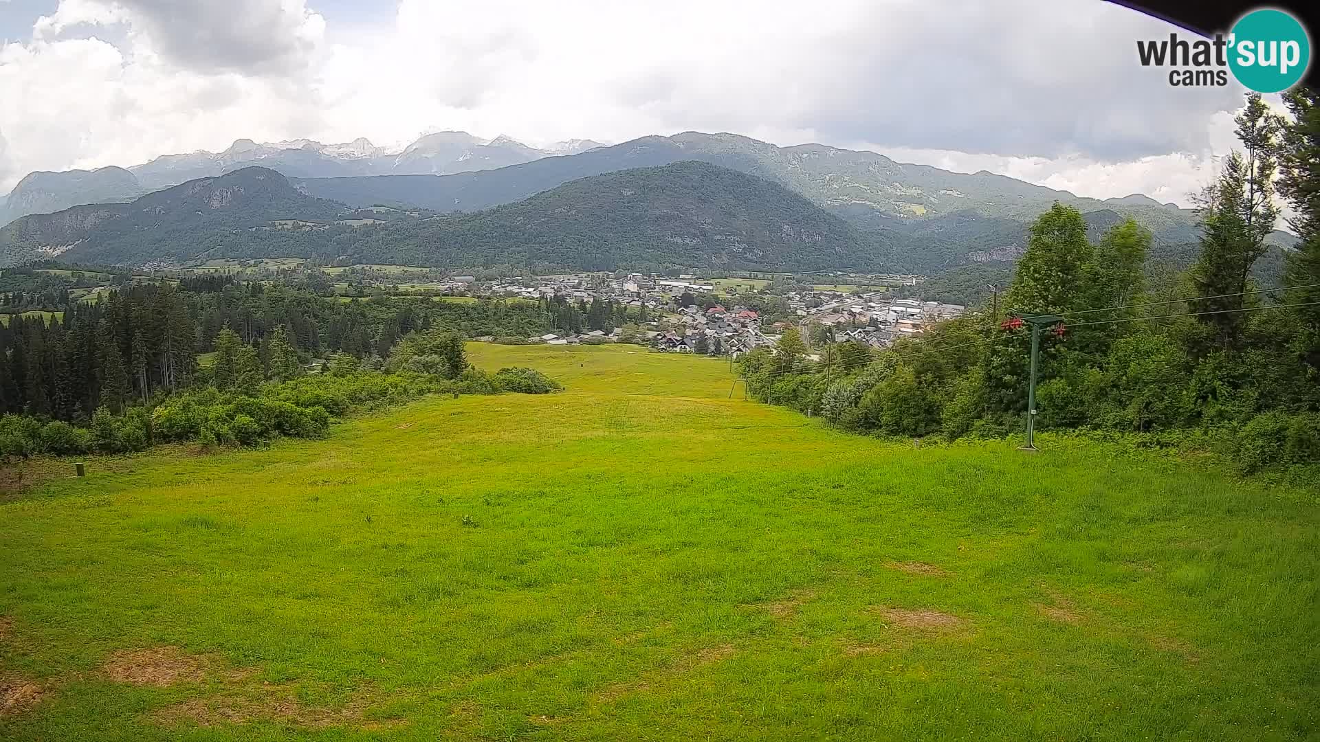 Spletna kamera Bohinjska Bistrica – Pogled v živo s smučišča Kozji Hrbet