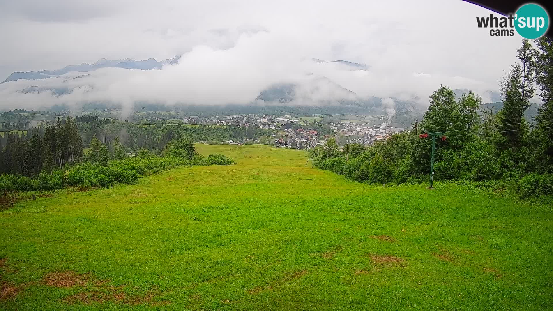 Webcam Bohinjska Bistrica – Vue en direct depuis la station de ski Kozji Hrbet