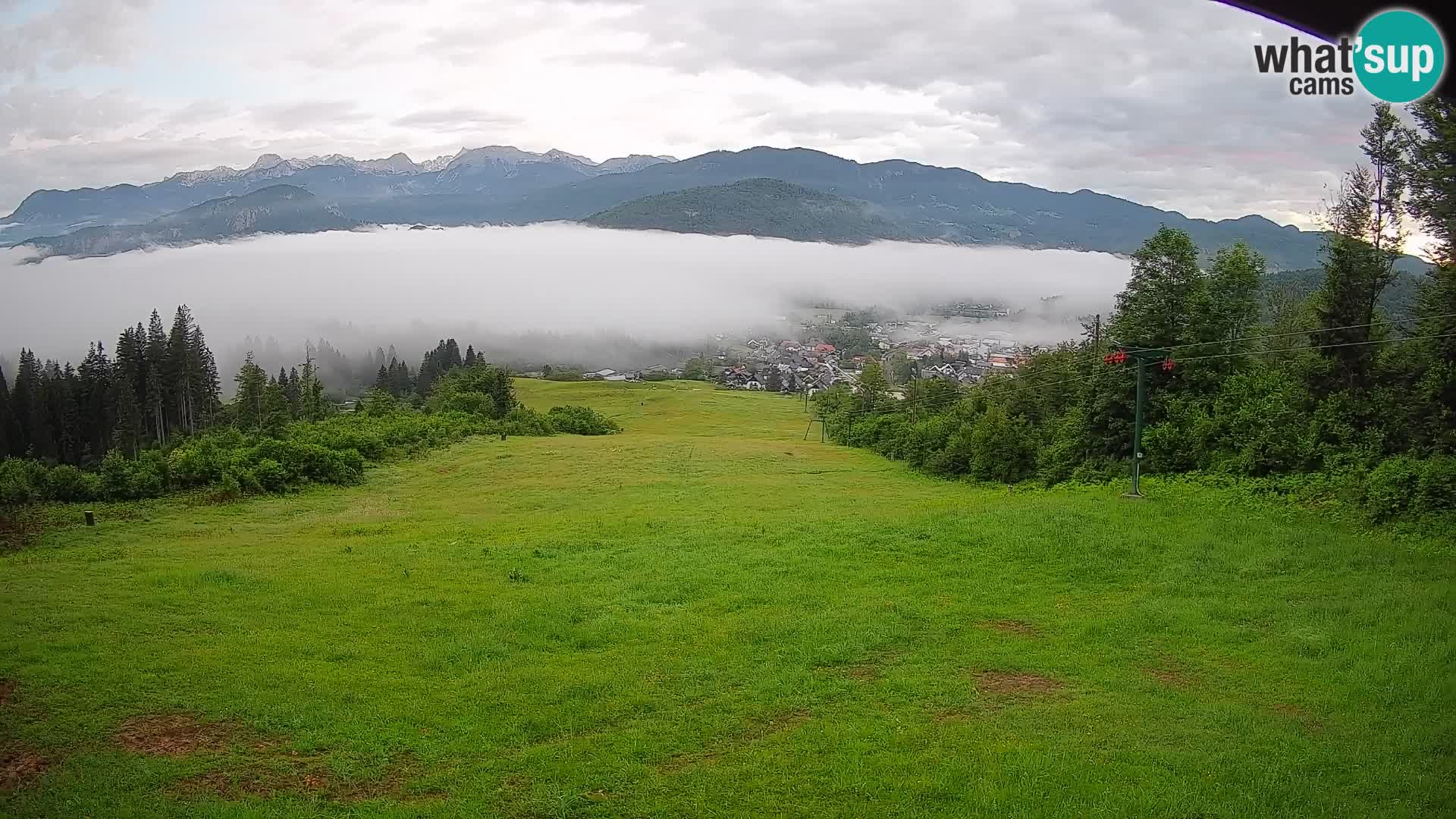 Webcam Bohinjska Bistrica – Live View from Kozji Hrbet Ski Station