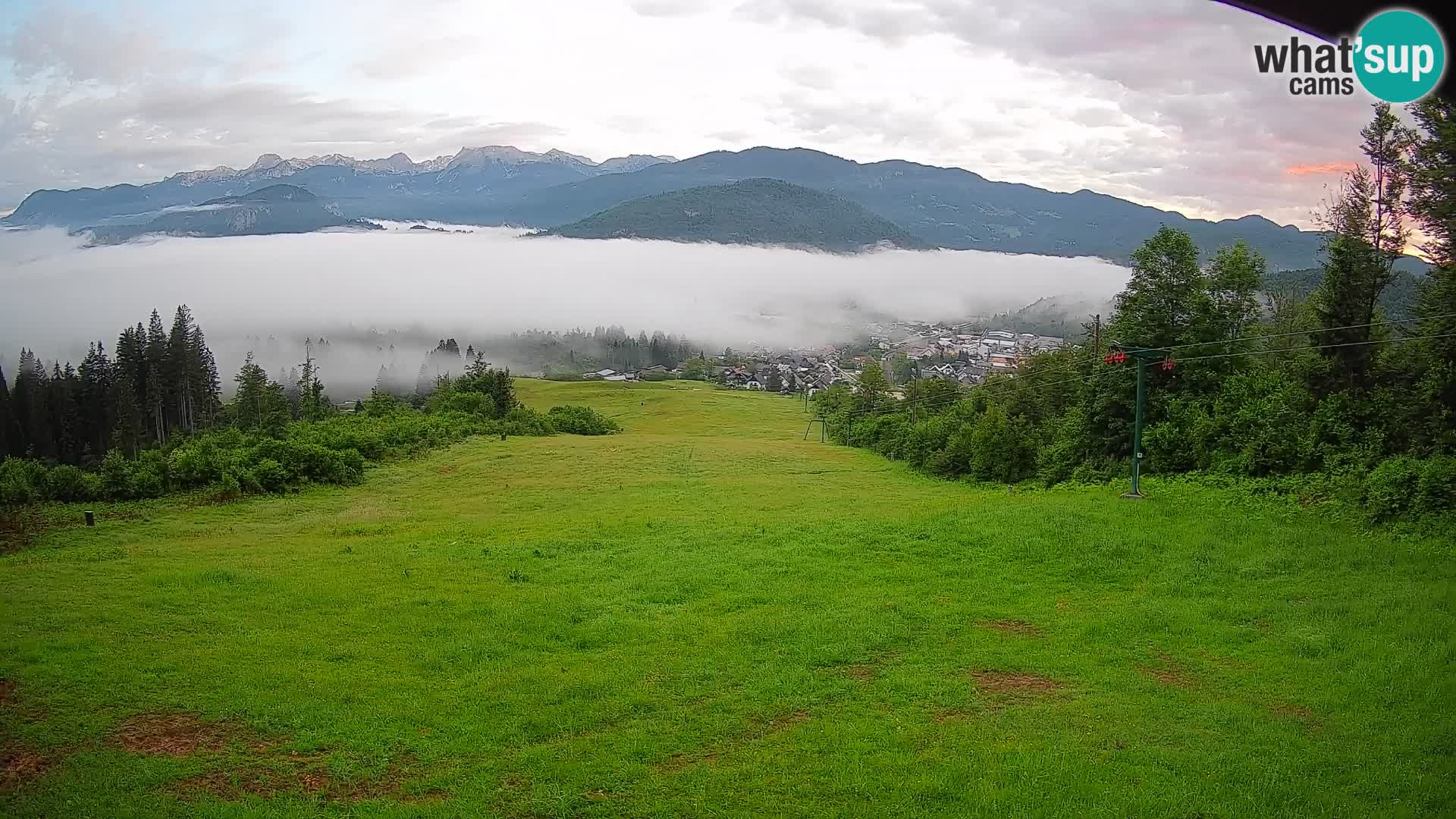 Webcam Bohinjska Bistrica – Live View from Kozji Hrbet Ski Station