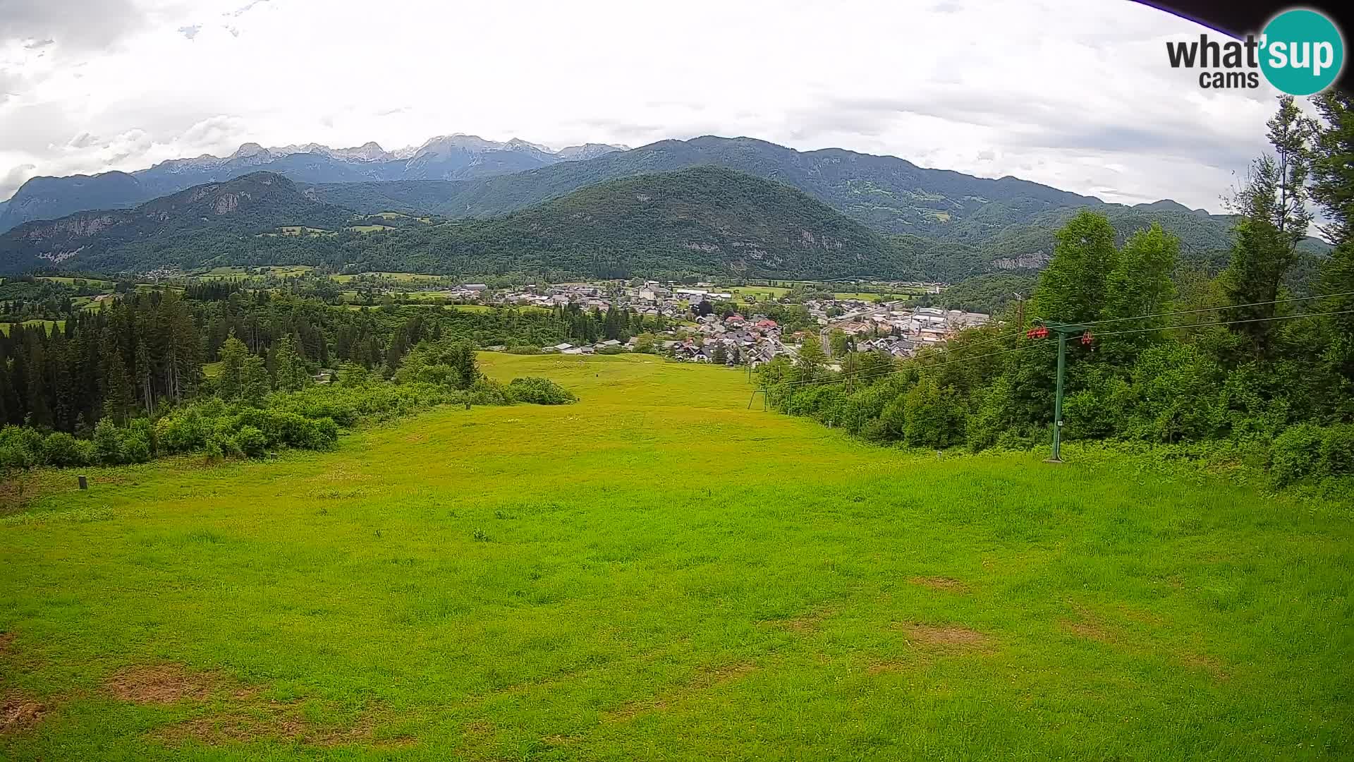 Kamera uživo Bohinjska Bistrica – Pogled u stvarnom vremenu sa skijališta Kozji Hrbet