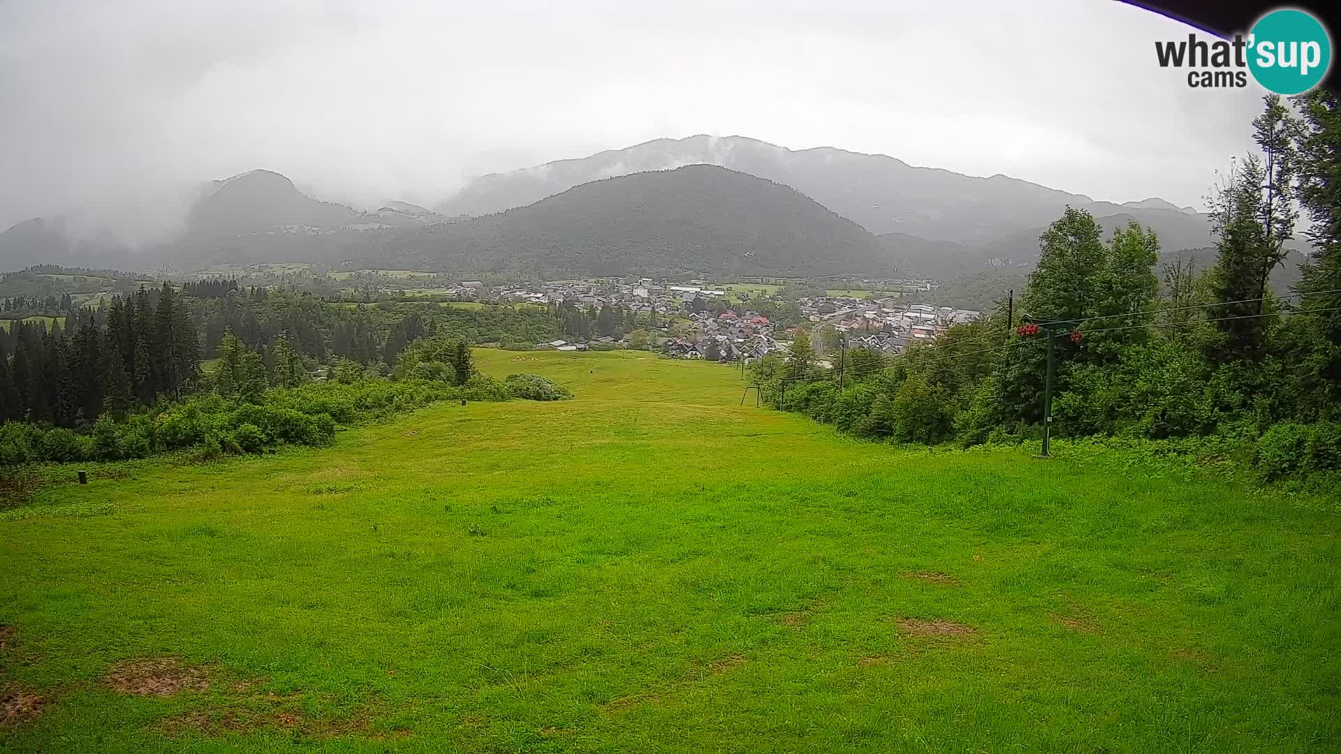 Webcam Bohinjska Bistrica – Vista live dalla stazione sciistica Kozji Hrbet