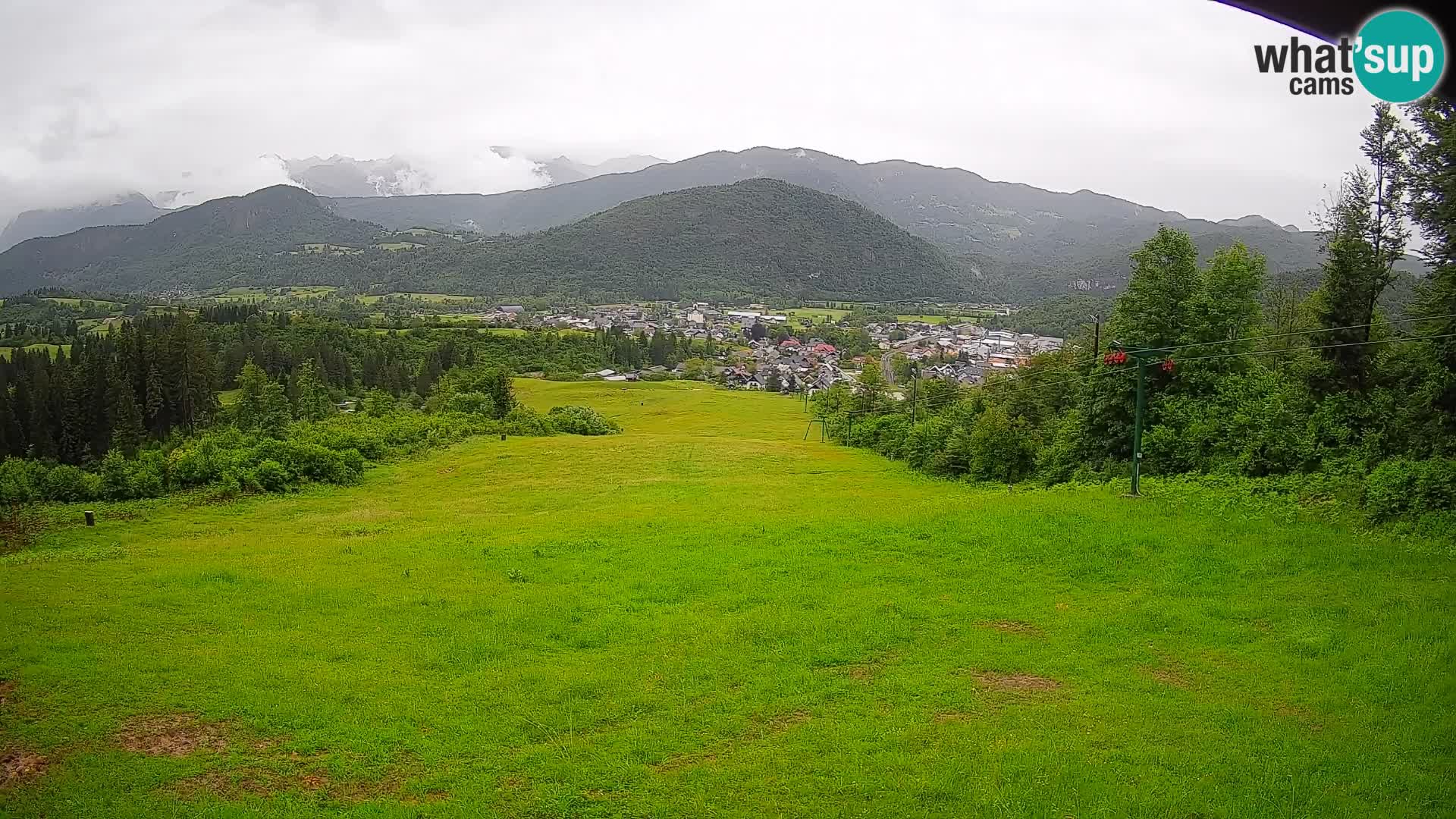 Kamera uživo Bohinjska Bistrica – Pogled u stvarnom vremenu sa skijališta Kozji Hrbet