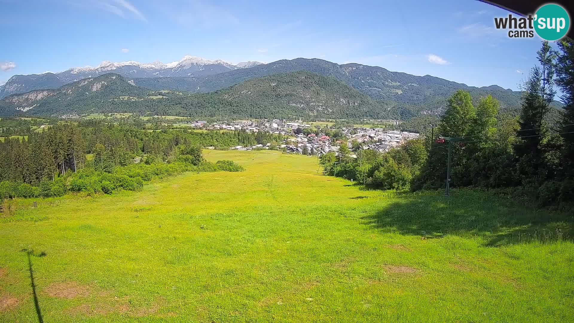 Spletna kamera Bohinjska Bistrica – Pogled v živo s smučišča Kozji Hrbet