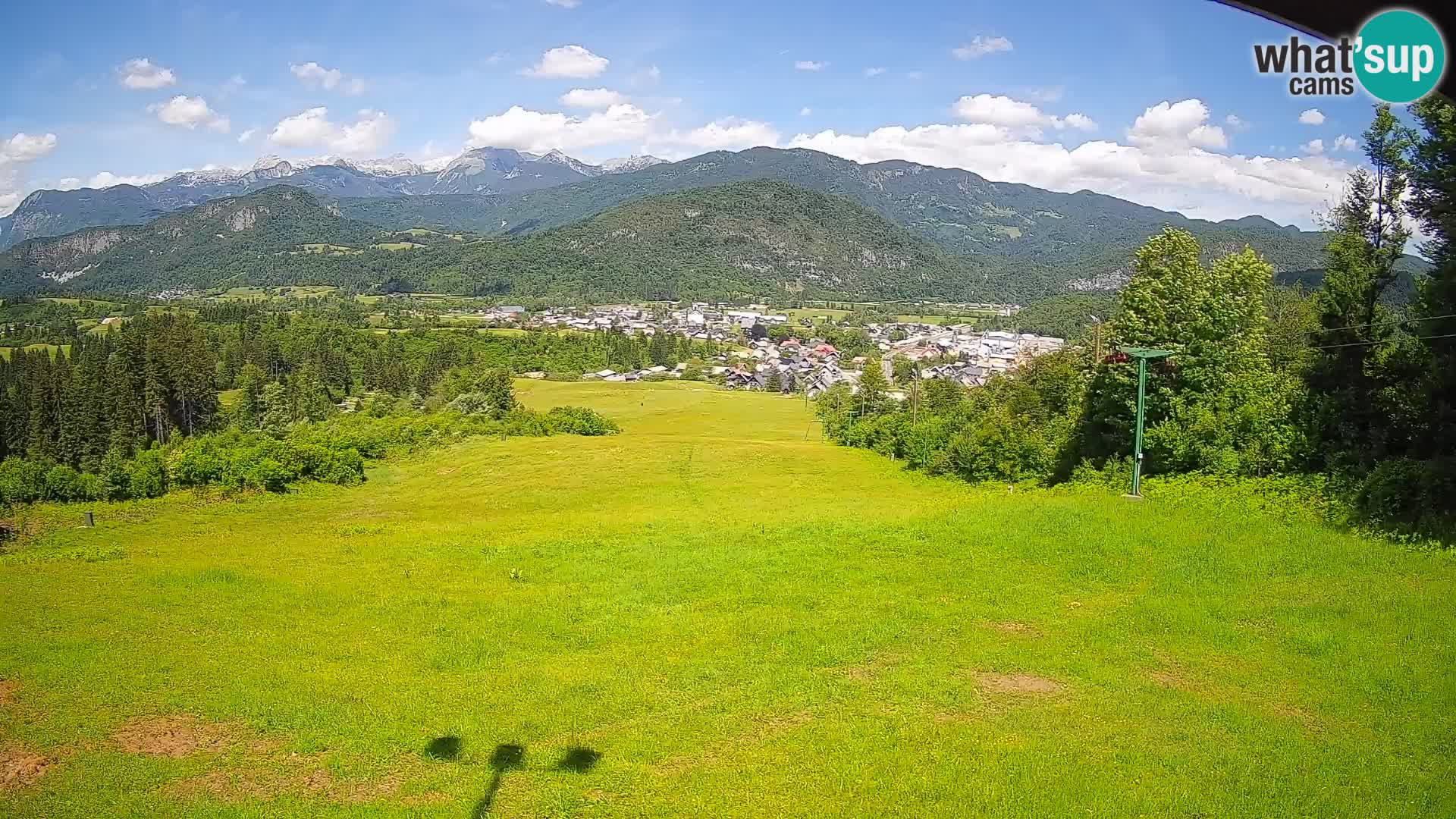 Spletna kamera Bohinjska Bistrica – Pogled v živo s smučišča Kozji Hrbet