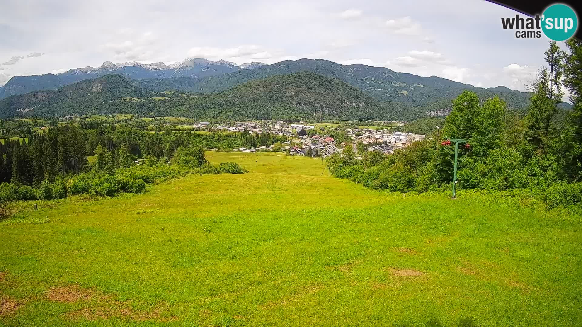 Spletna kamera Bohinjska Bistrica – Pogled v živo s smučišča Kozji Hrbet