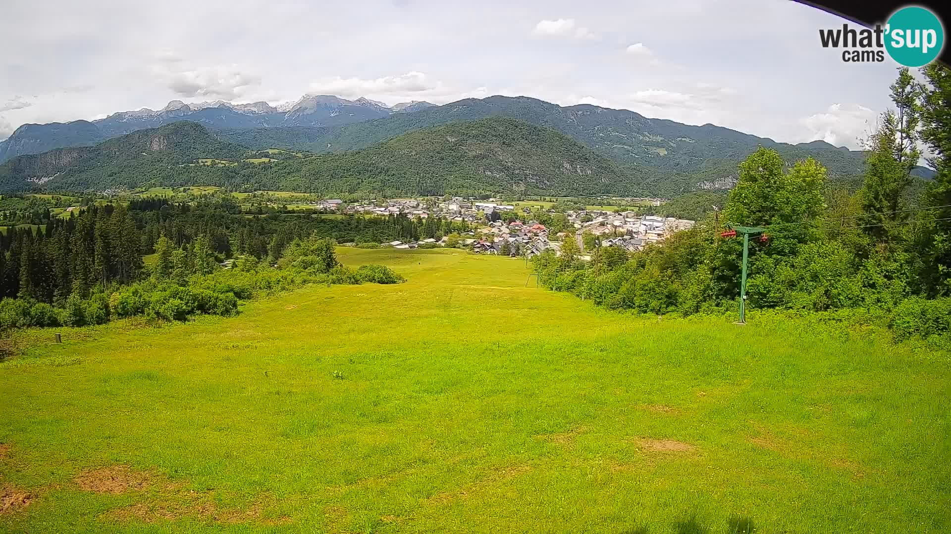 Spletna kamera Bohinjska Bistrica – Pogled v živo s smučišča Kozji Hrbet