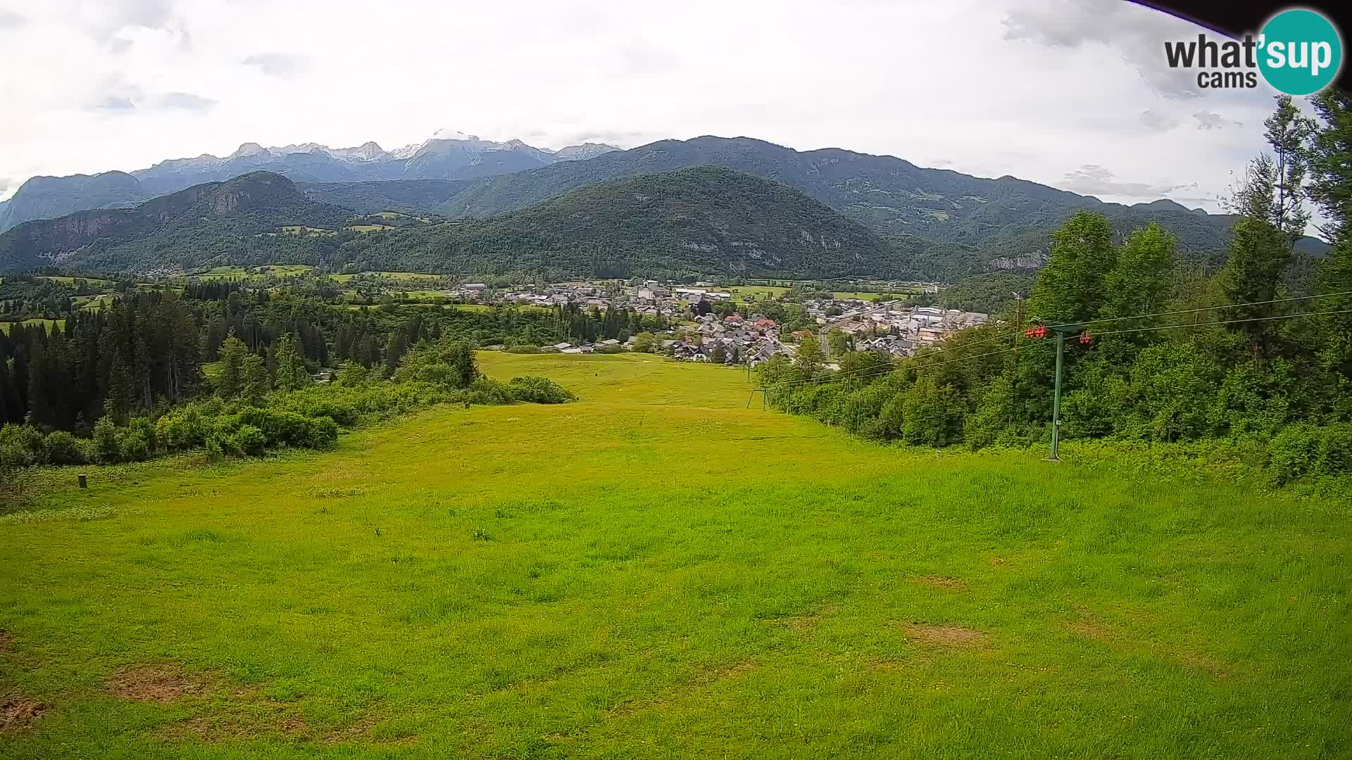 Kamera uživo Bohinjska Bistrica – Pogled u stvarnom vremenu sa skijališta Kozji Hrbet