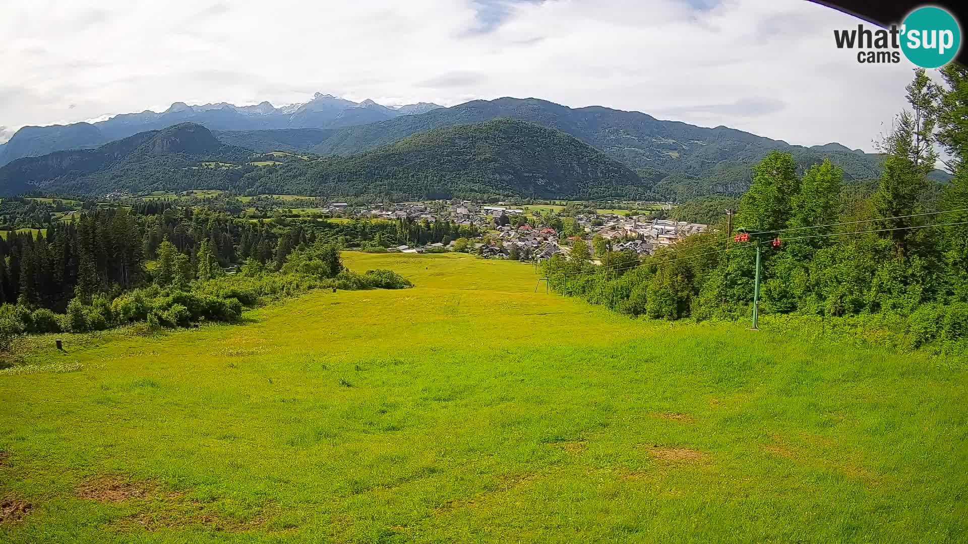 Kamera uživo Bohinjska Bistrica – Pogled u stvarnom vremenu sa skijališta Kozji Hrbet