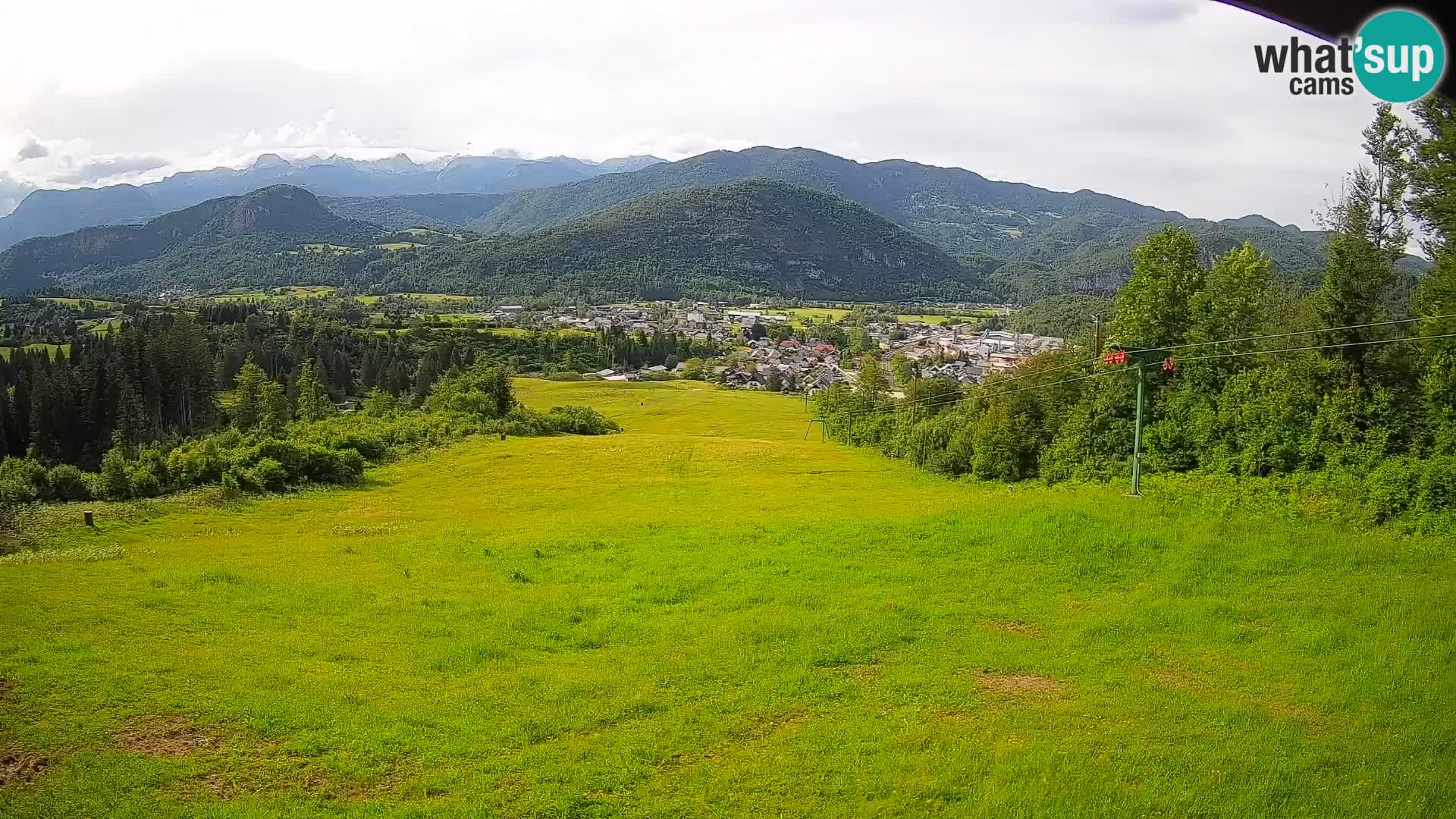 Spletna kamera Bohinjska Bistrica – Pogled v živo s smučišča Kozji Hrbet