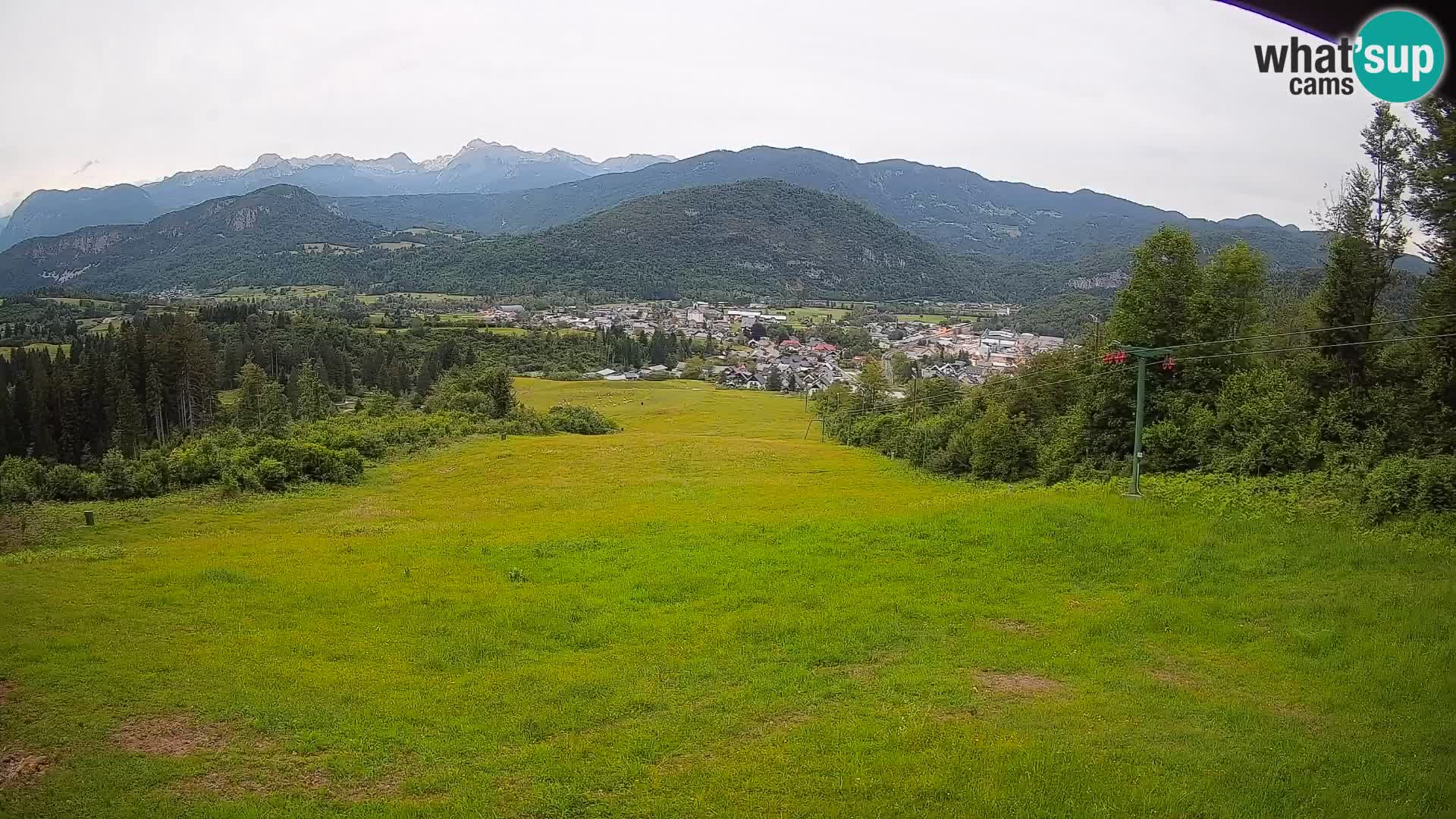 Kamera uživo Bohinjska Bistrica – Pogled u stvarnom vremenu sa skijališta Kozji Hrbet