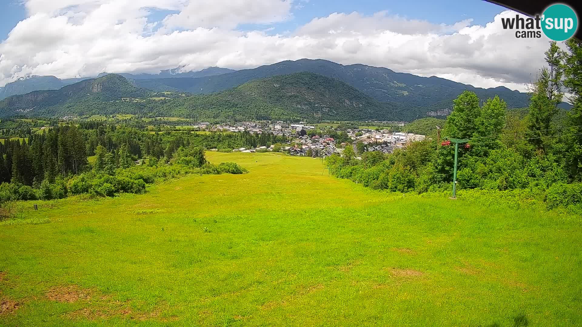 Spletna kamera Bohinjska Bistrica – Pogled v živo s smučišča Kozji Hrbet