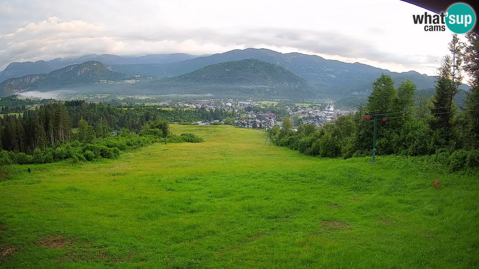 Webcam Bohinjska Bistrica – Live View from Kozji Hrbet Ski Station