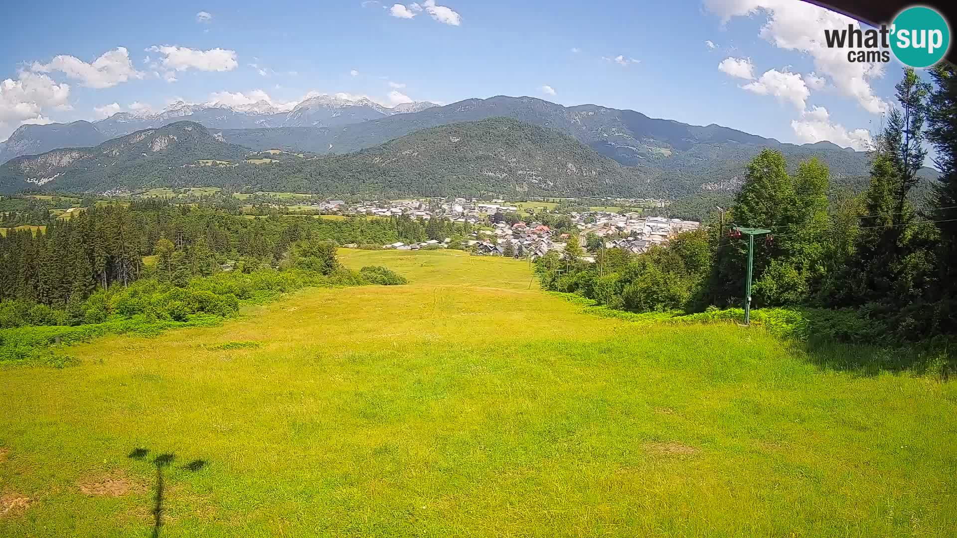 Kamera uživo Bohinjska Bistrica – Pogled u stvarnom vremenu sa skijališta Kozji Hrbet