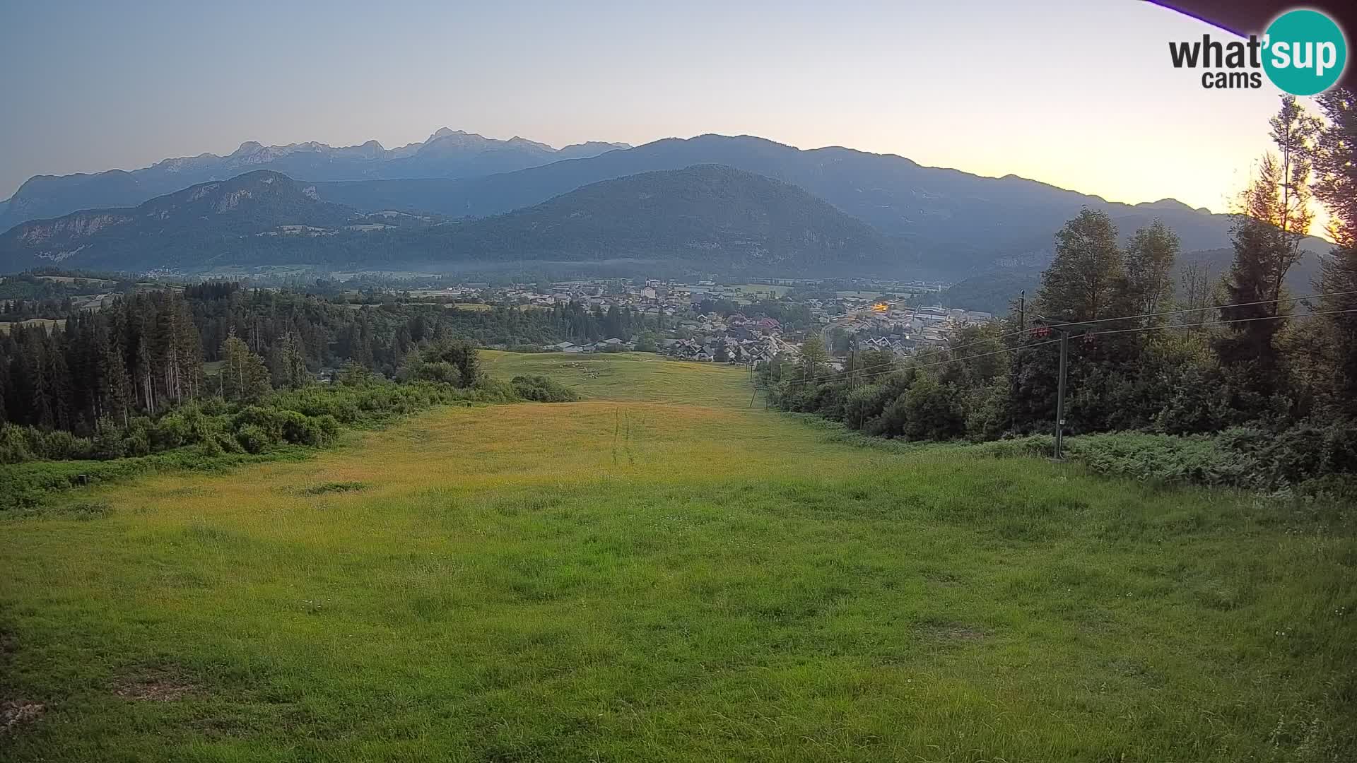 Webcam Bohinjska Bistrica – Live View from Kozji Hrbet Ski Station