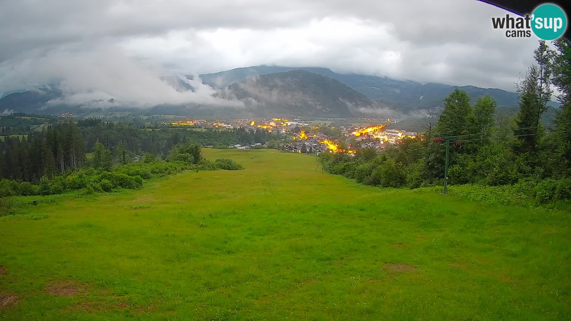 Webcam Bohinjska Bistrica – Live View from Kozji Hrbet Ski Station