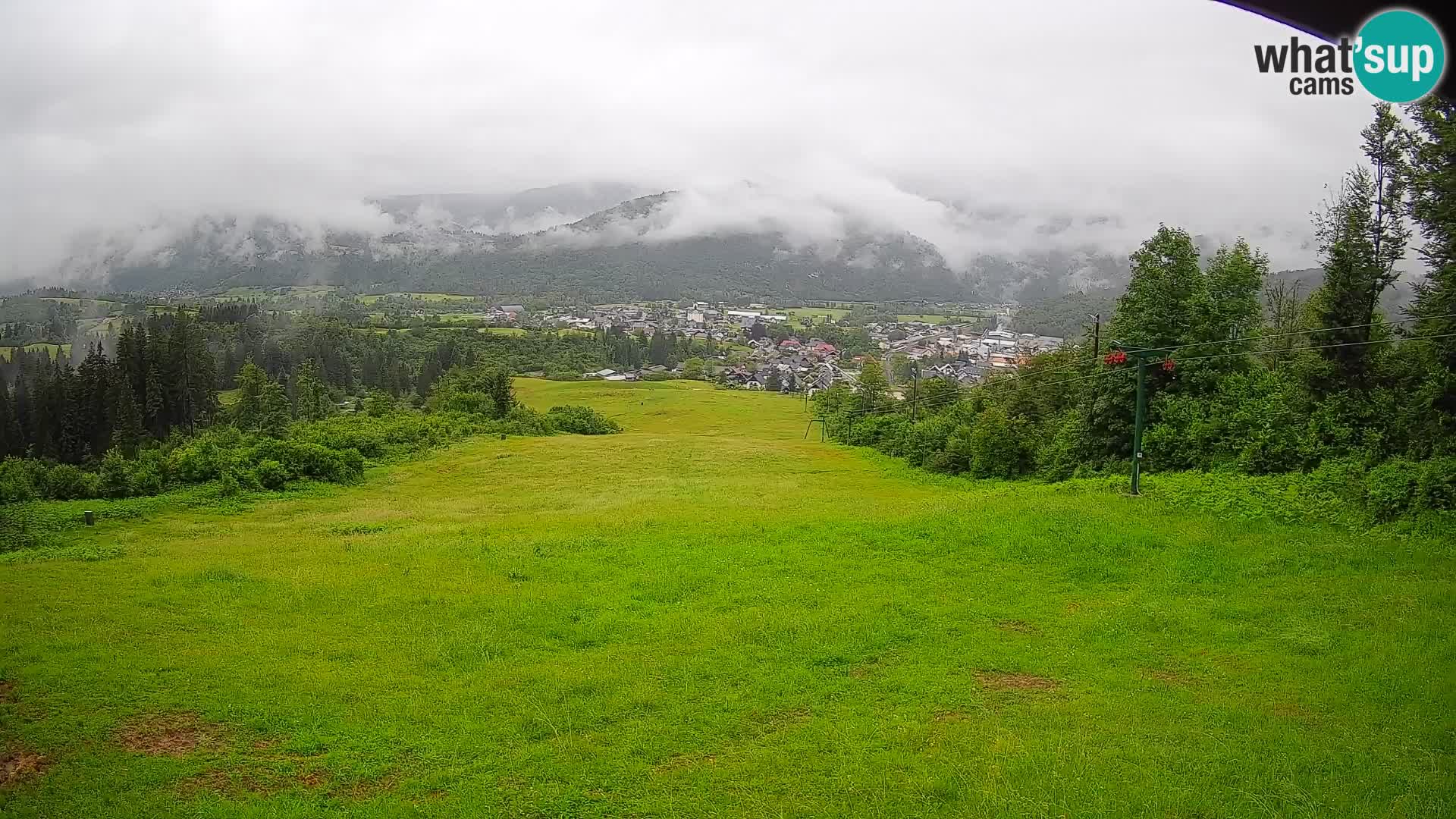 Webcam Bohinjska Bistrica – Live View from Kozji Hrbet Ski Station