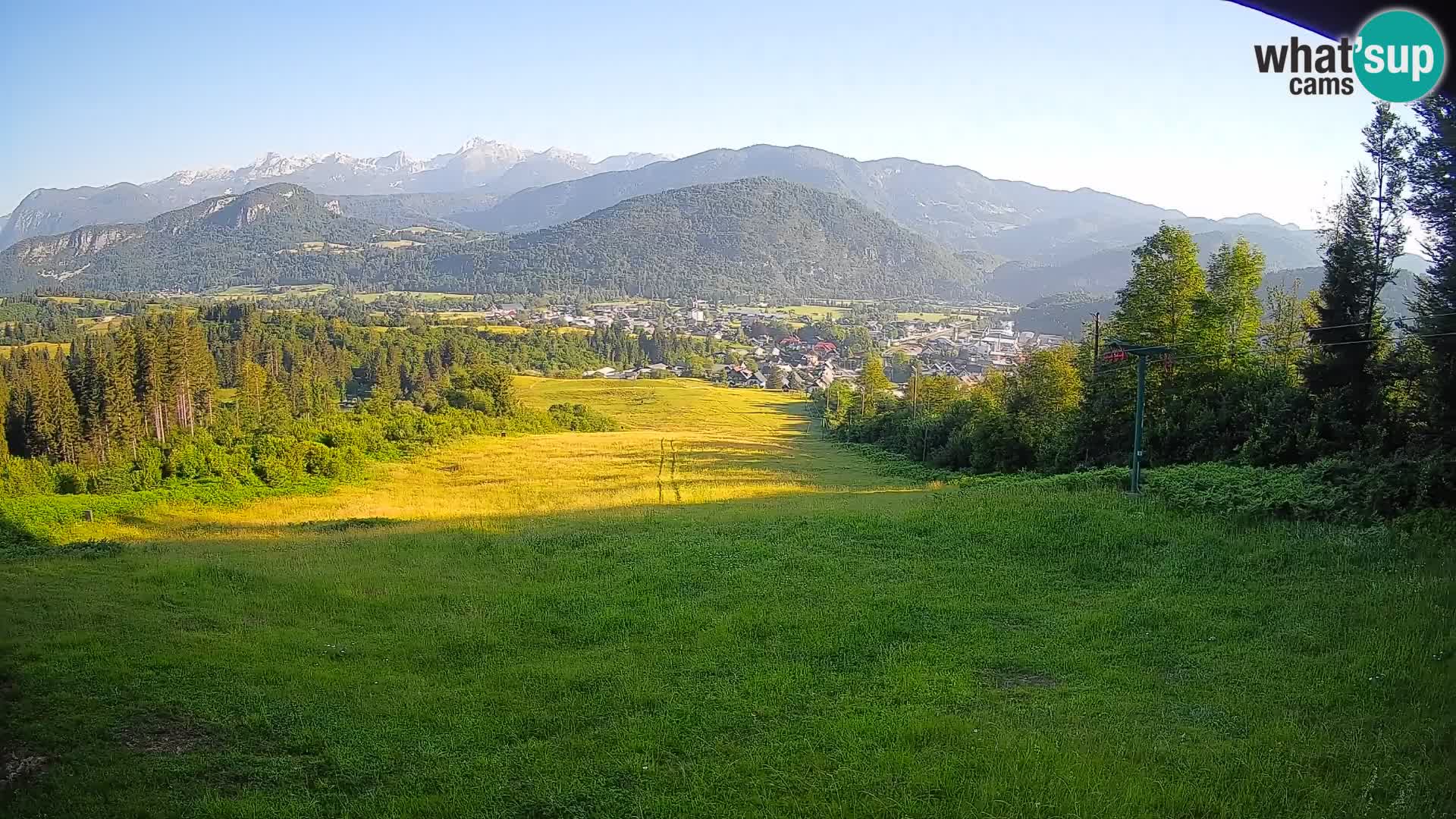 Webcam Bohinjska Bistrica – Vue en direct depuis la station de ski Kozji Hrbet