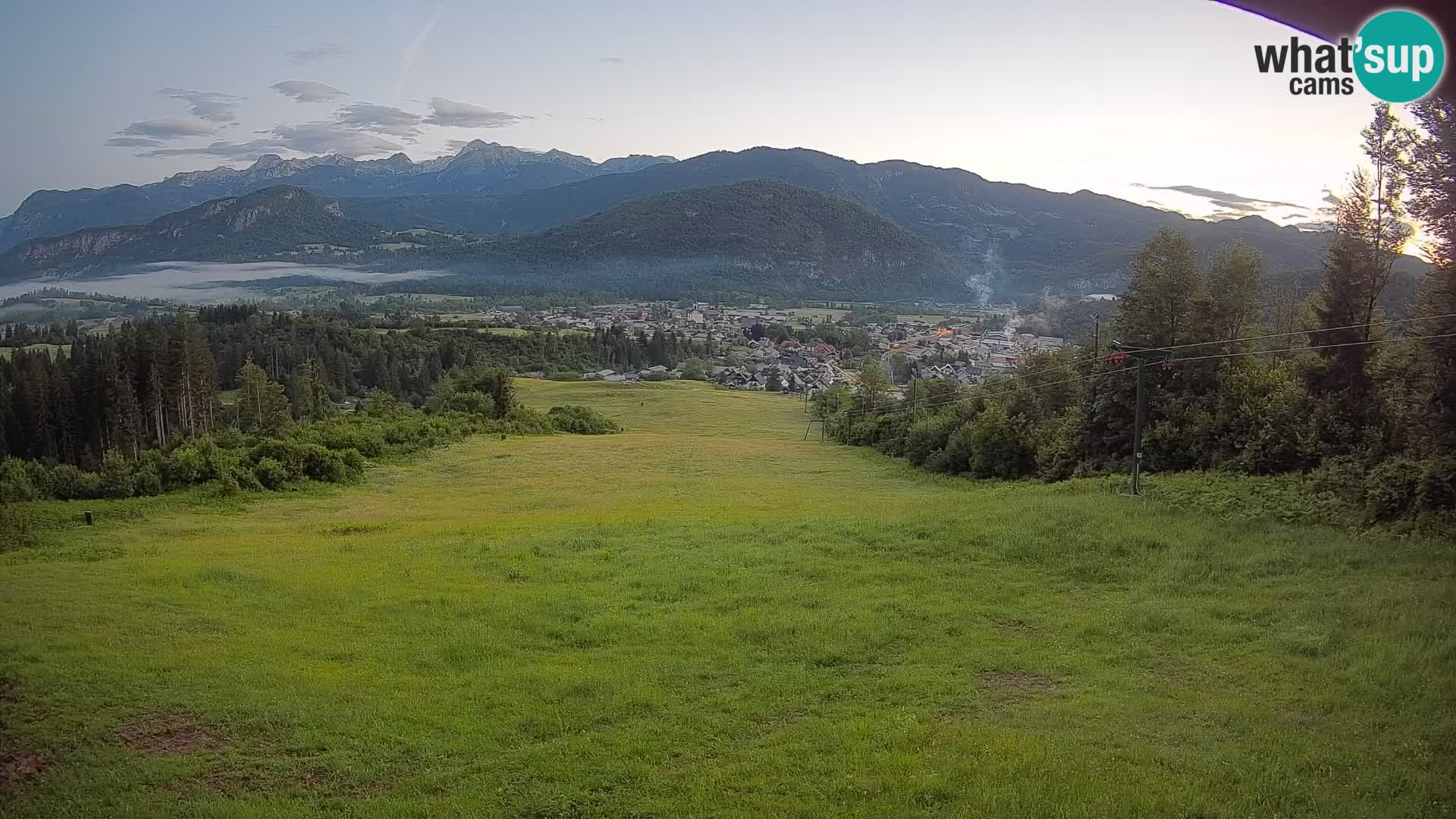 Webcam Bohinjska Bistrica – Live View from Kozji Hrbet Ski Station