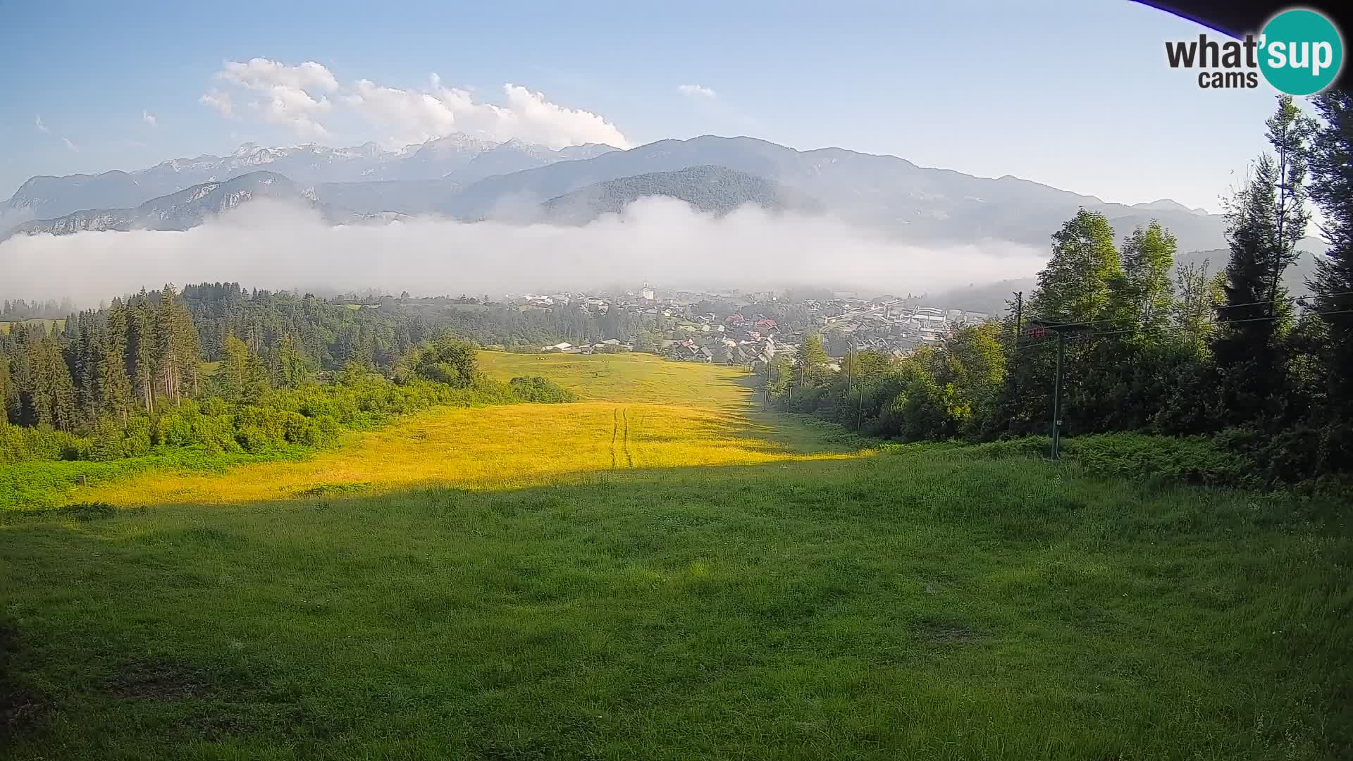 Webcam Bohinjska Bistrica – Live View from Kozji Hrbet Ski Station