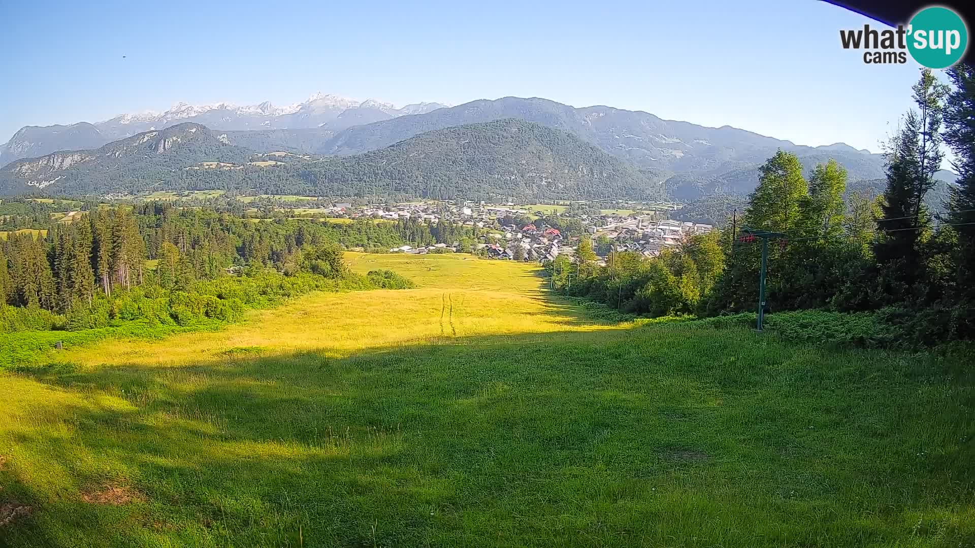 Webcam Bohinjska Bistrica – Vue en direct depuis la station de ski Kozji Hrbet