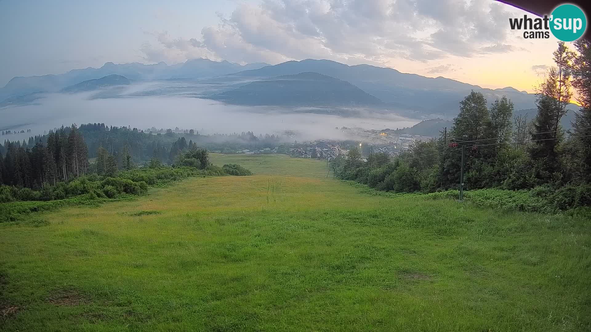 Webcam Bohinjska Bistrica – Live View from Kozji Hrbet Ski Station