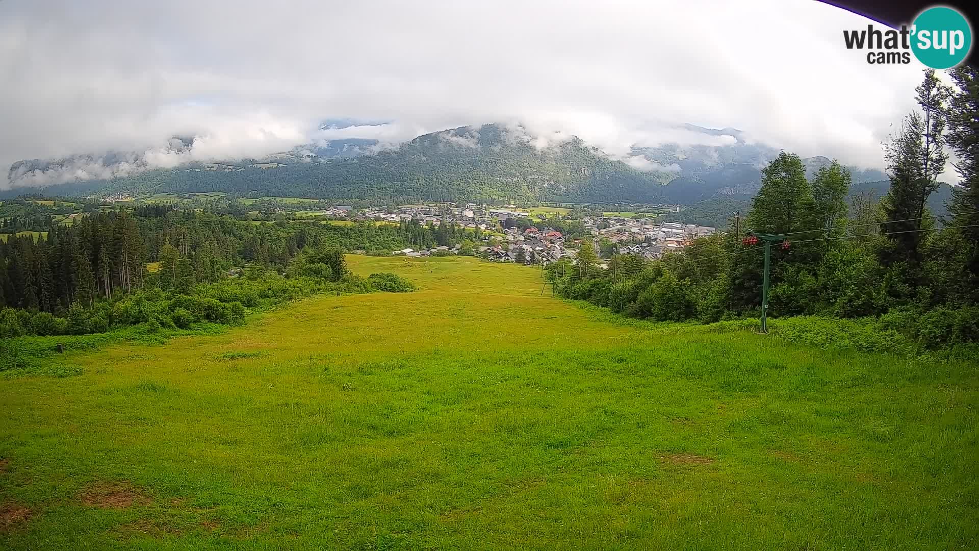 Webcam Bohinjska Bistrica – Live View from Kozji Hrbet Ski Station