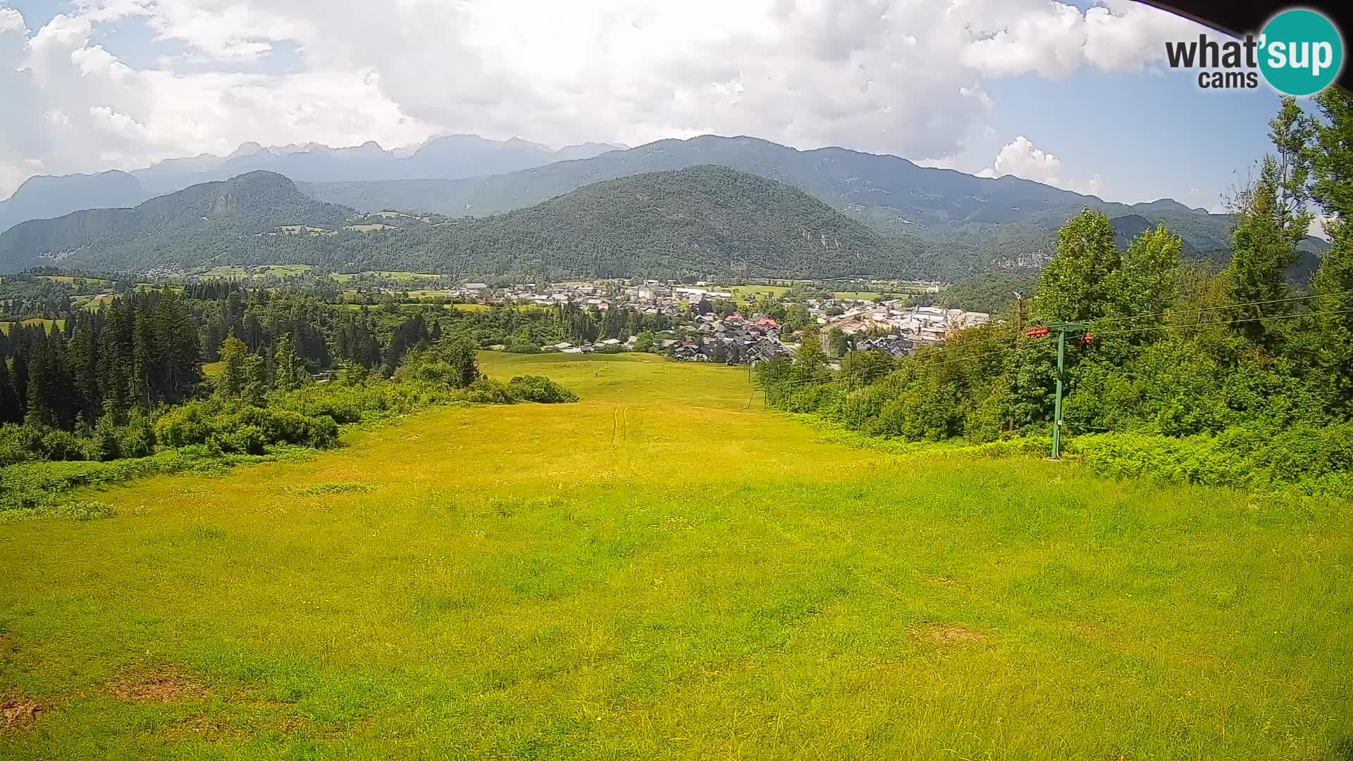 Kamera uživo Bohinjska Bistrica – Pogled u stvarnom vremenu sa skijališta Kozji Hrbet