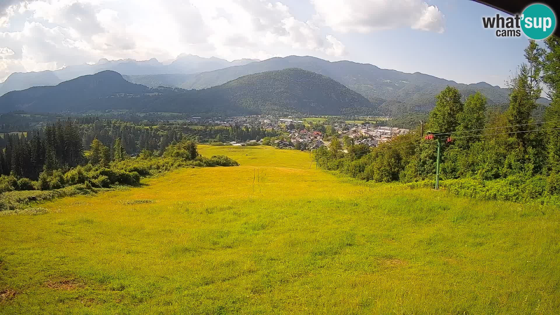 Spletna kamera Bohinjska Bistrica – Pogled v živo s smučišča Kozji Hrbet