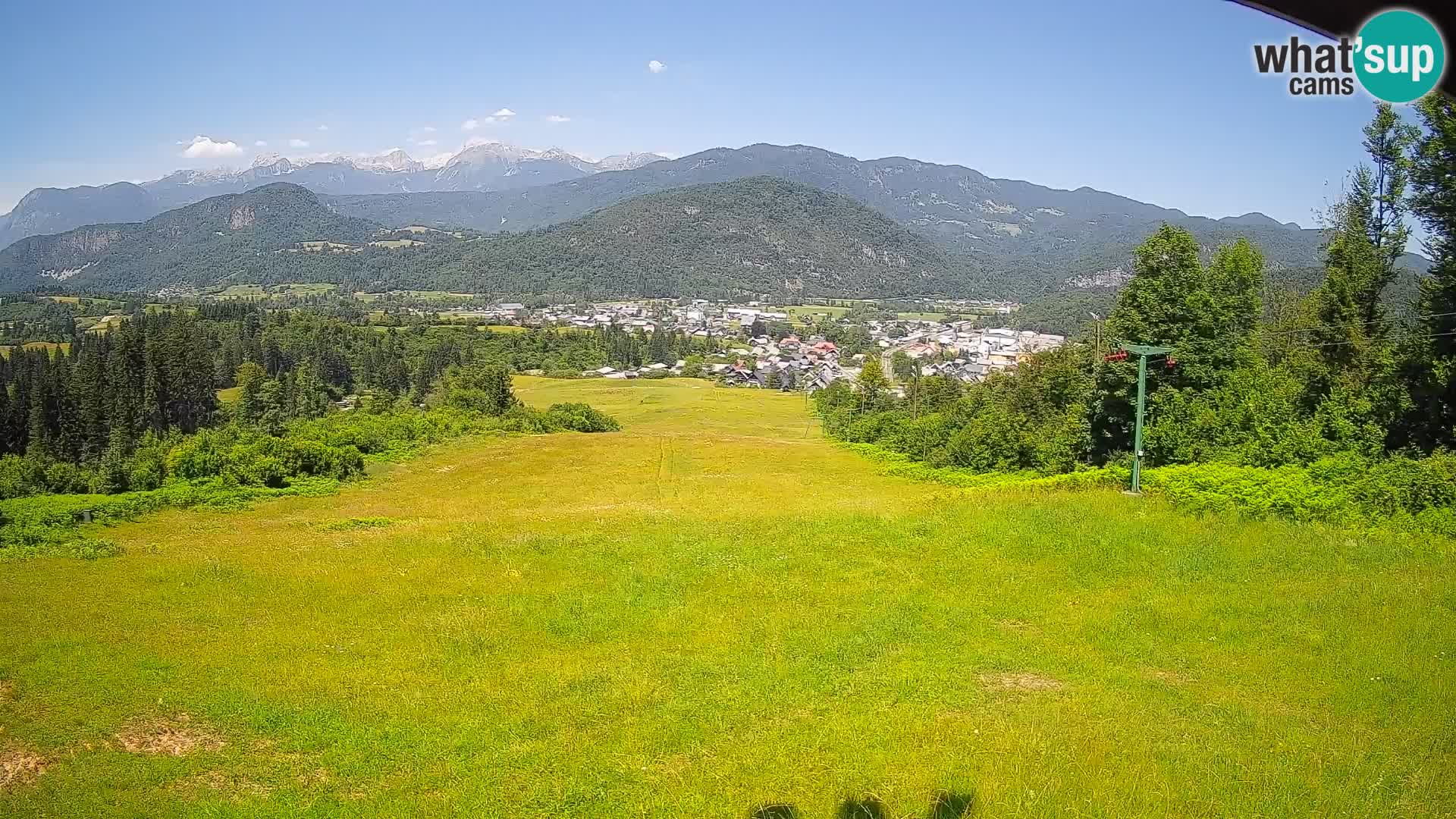 Spletna kamera Bohinjska Bistrica – Pogled v živo s smučišča Kozji Hrbet