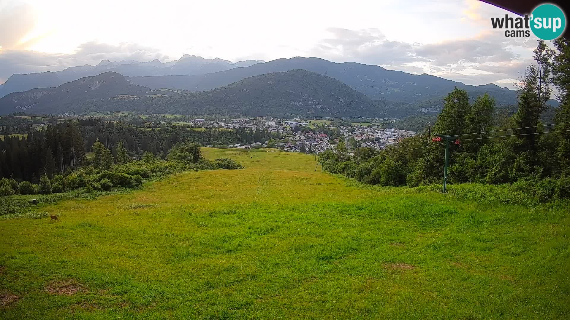 Kamera uživo Bohinjska Bistrica – Pogled u stvarnom vremenu sa skijališta Kozji Hrbet