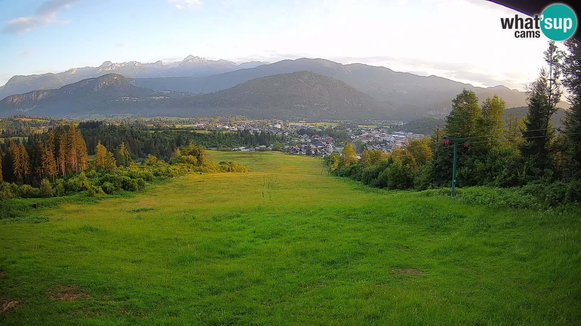 Webcam Bohinjska Bistrica – Live View from Kozji Hrbet Ski Station