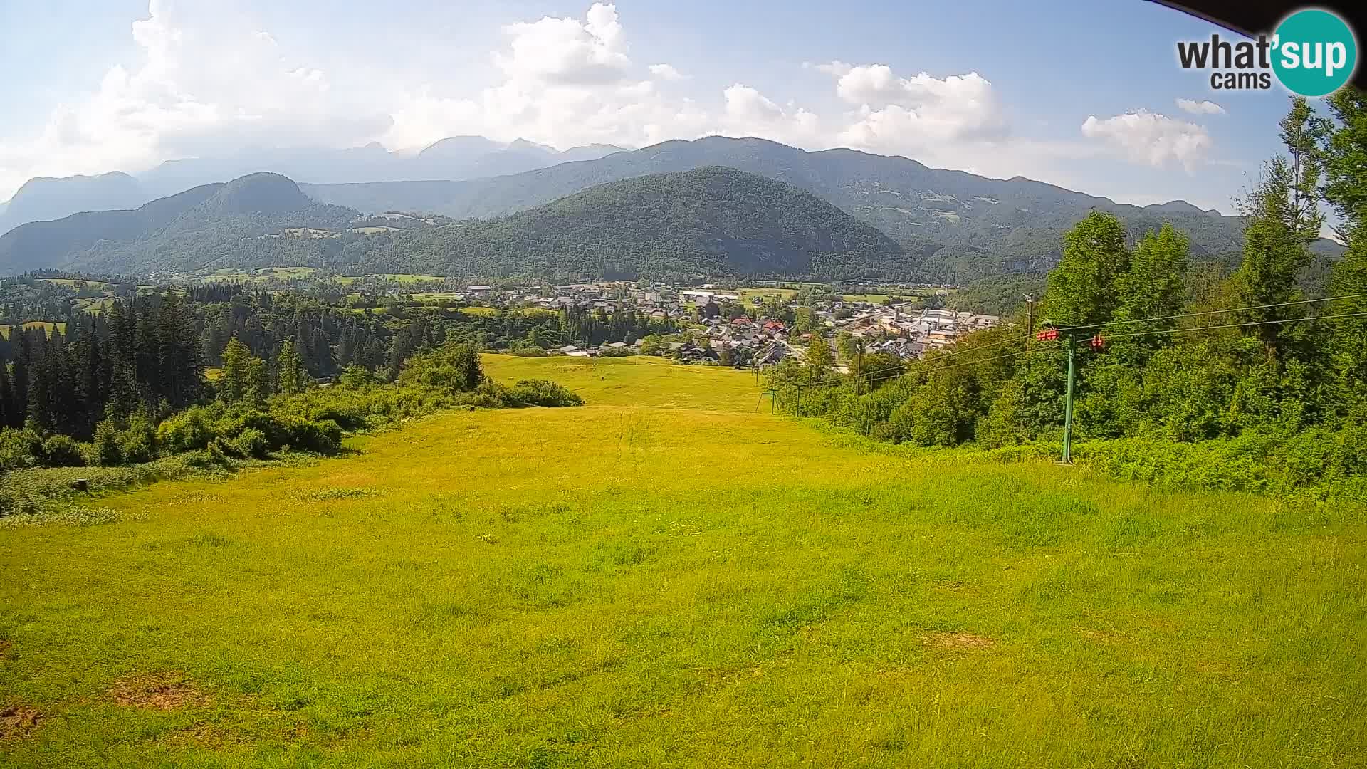 Spletna kamera Bohinjska Bistrica – Pogled v živo s smučišča Kozji Hrbet