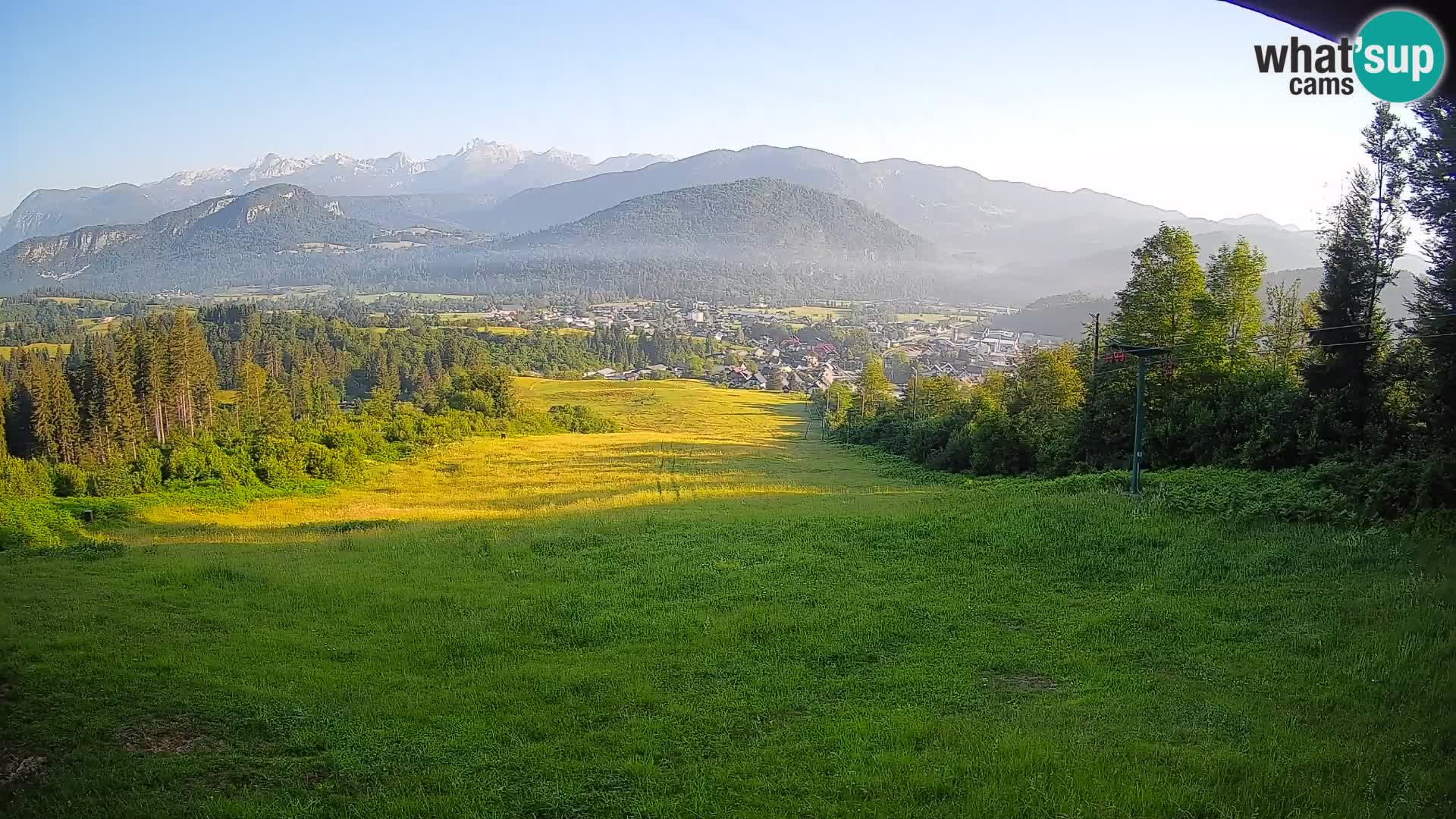 Webcam Bohinjska Bistrica – Vue en direct depuis la station de ski Kozji Hrbet