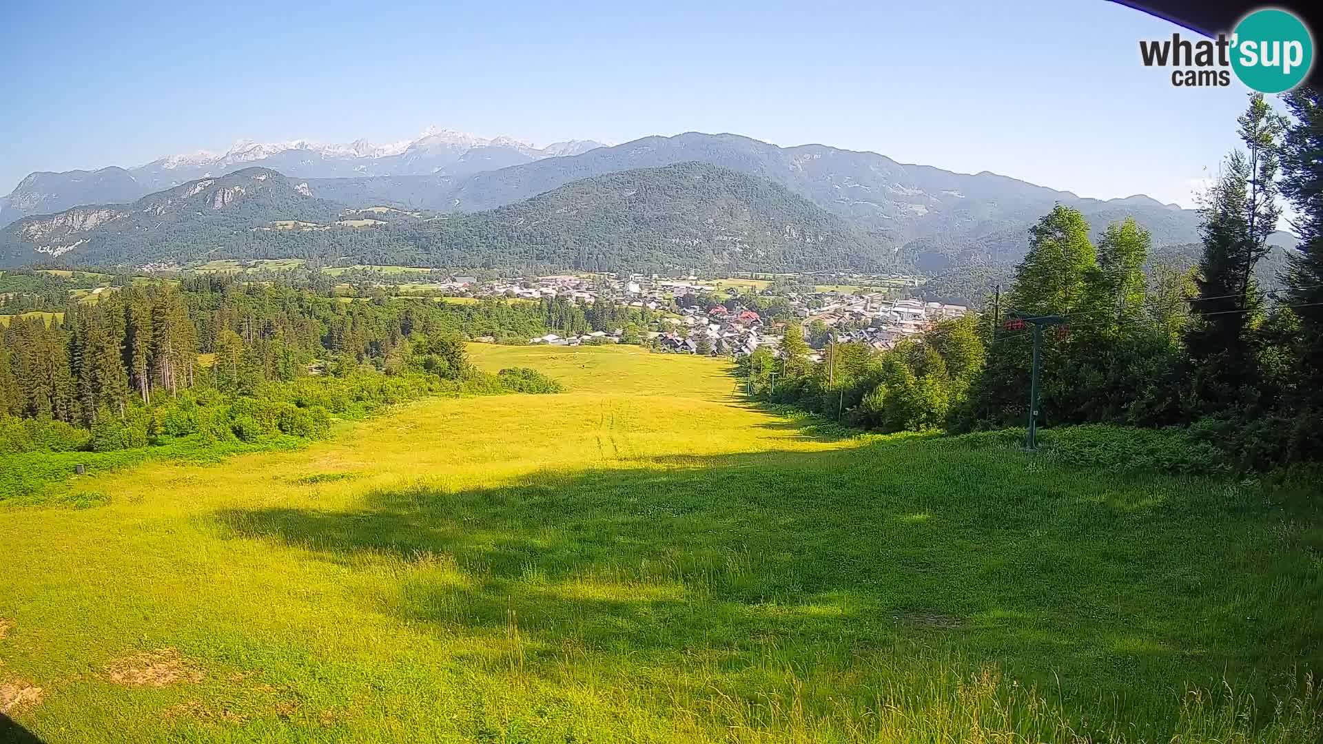 Webcam Bohinjska Bistrica – Live View from Kozji Hrbet Ski Station
